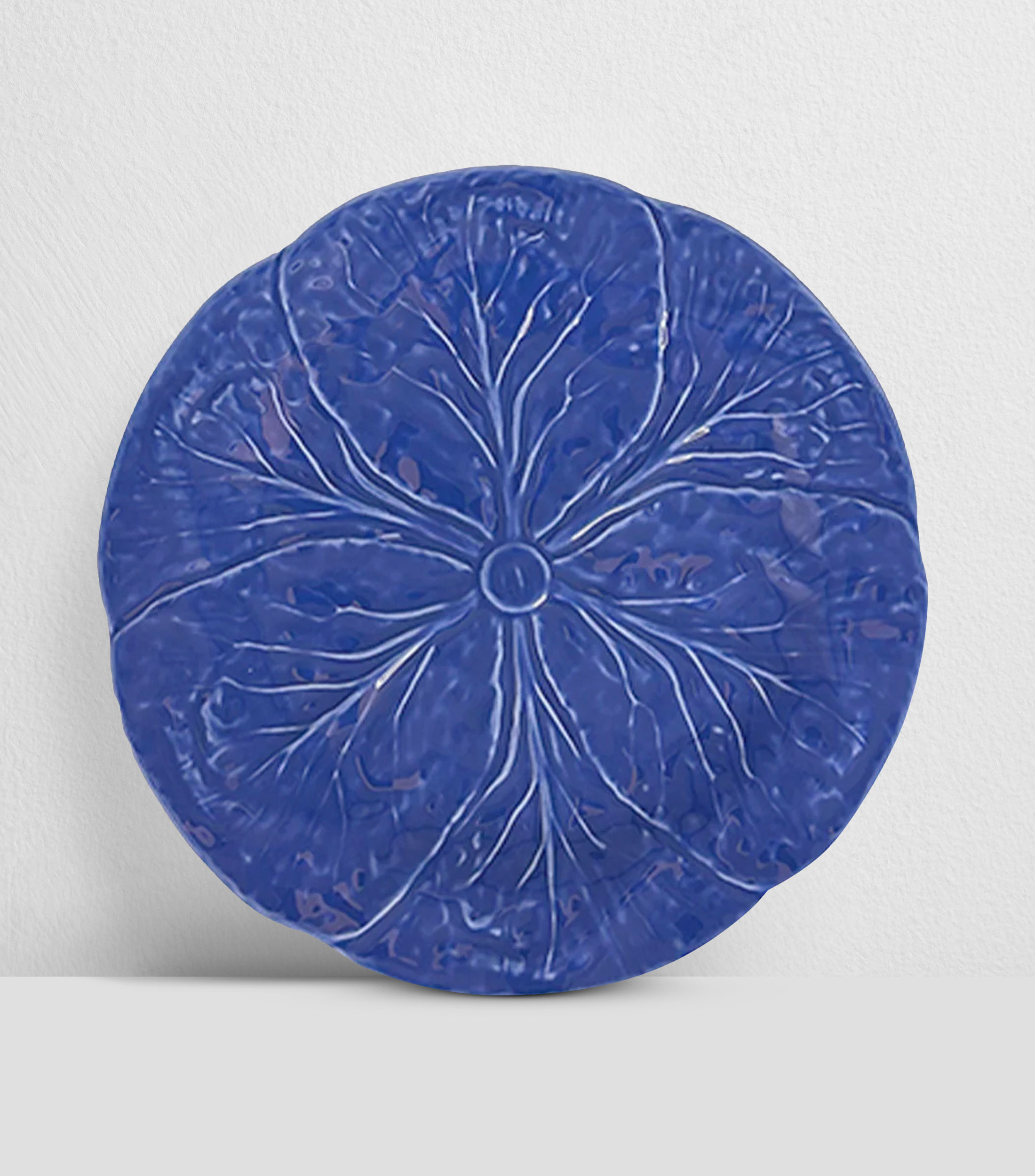 Set de 4 platos trinches azul