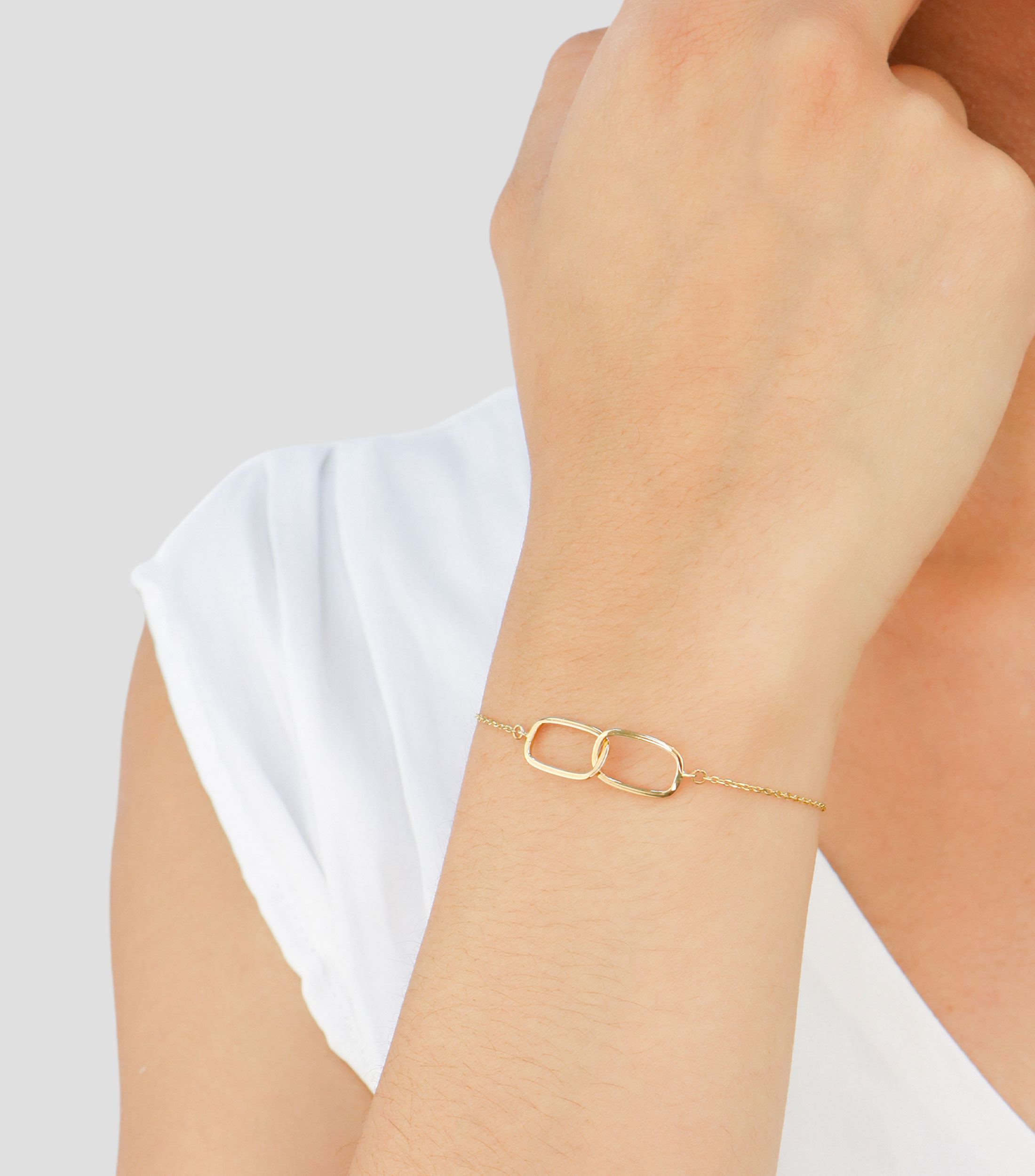 Pulsera en Oro de 14 Kilates Mujer