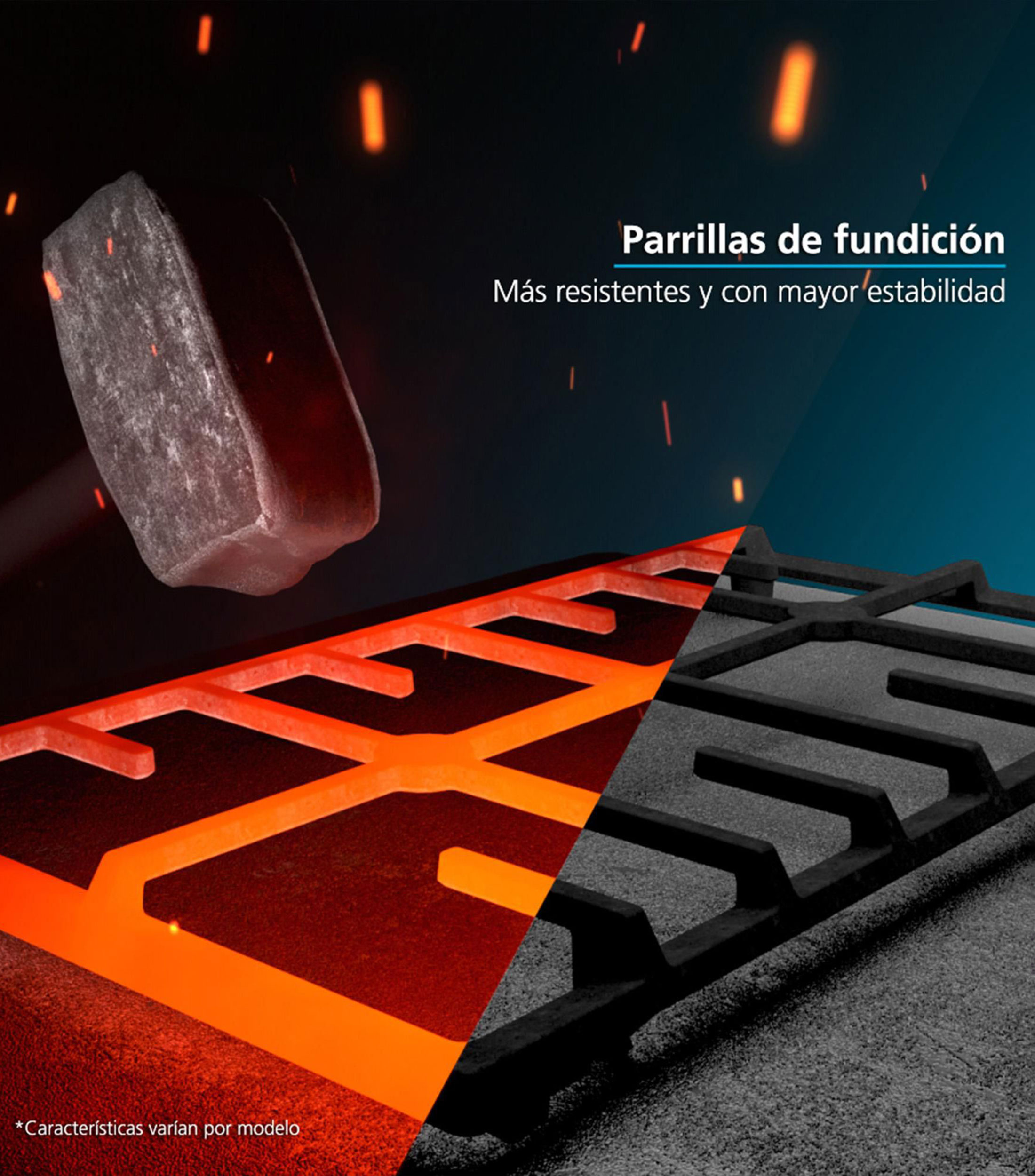 Estufa de Piso Air Fry de Gas LP / Gas Natural 30