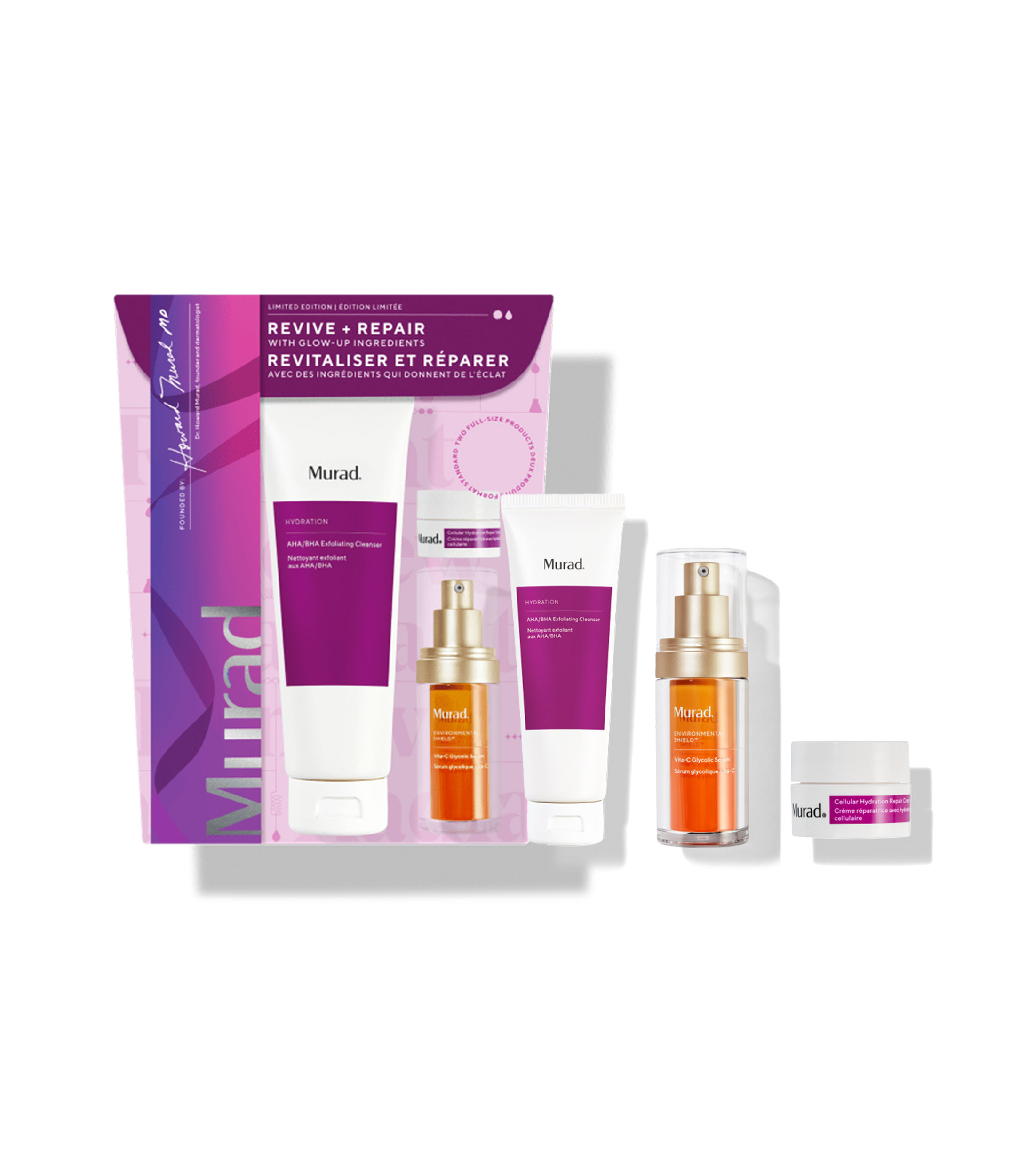 Set Revive Repair with Glow-Up Ingredients