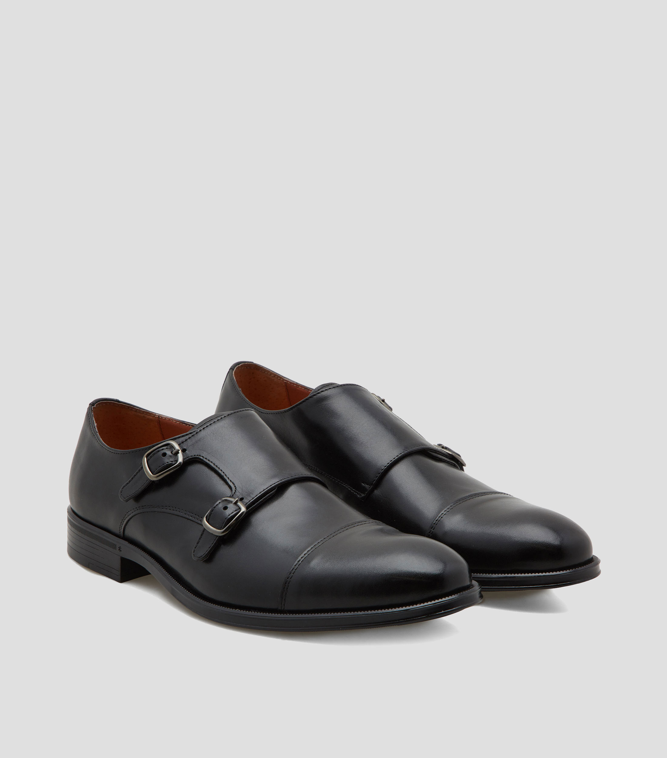 Zapatos de vestir Monk en piel Hombre