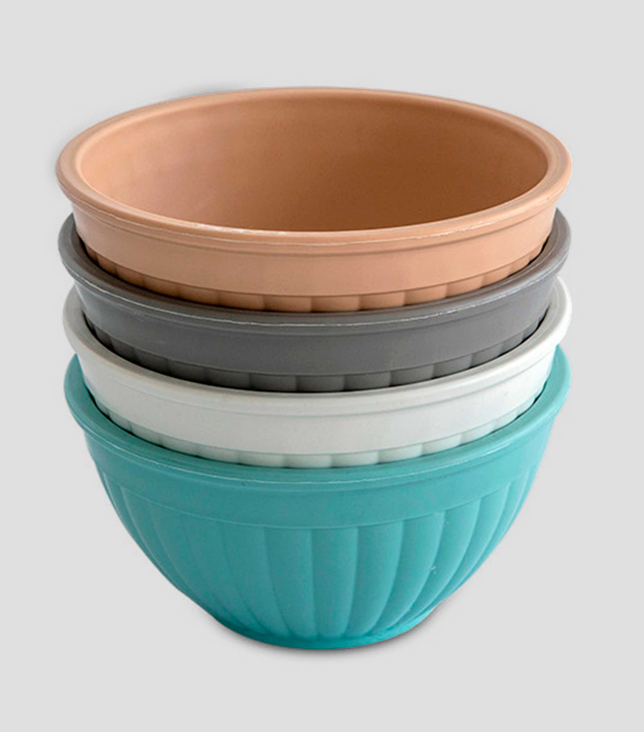 Set 4 mini bowls en plástico