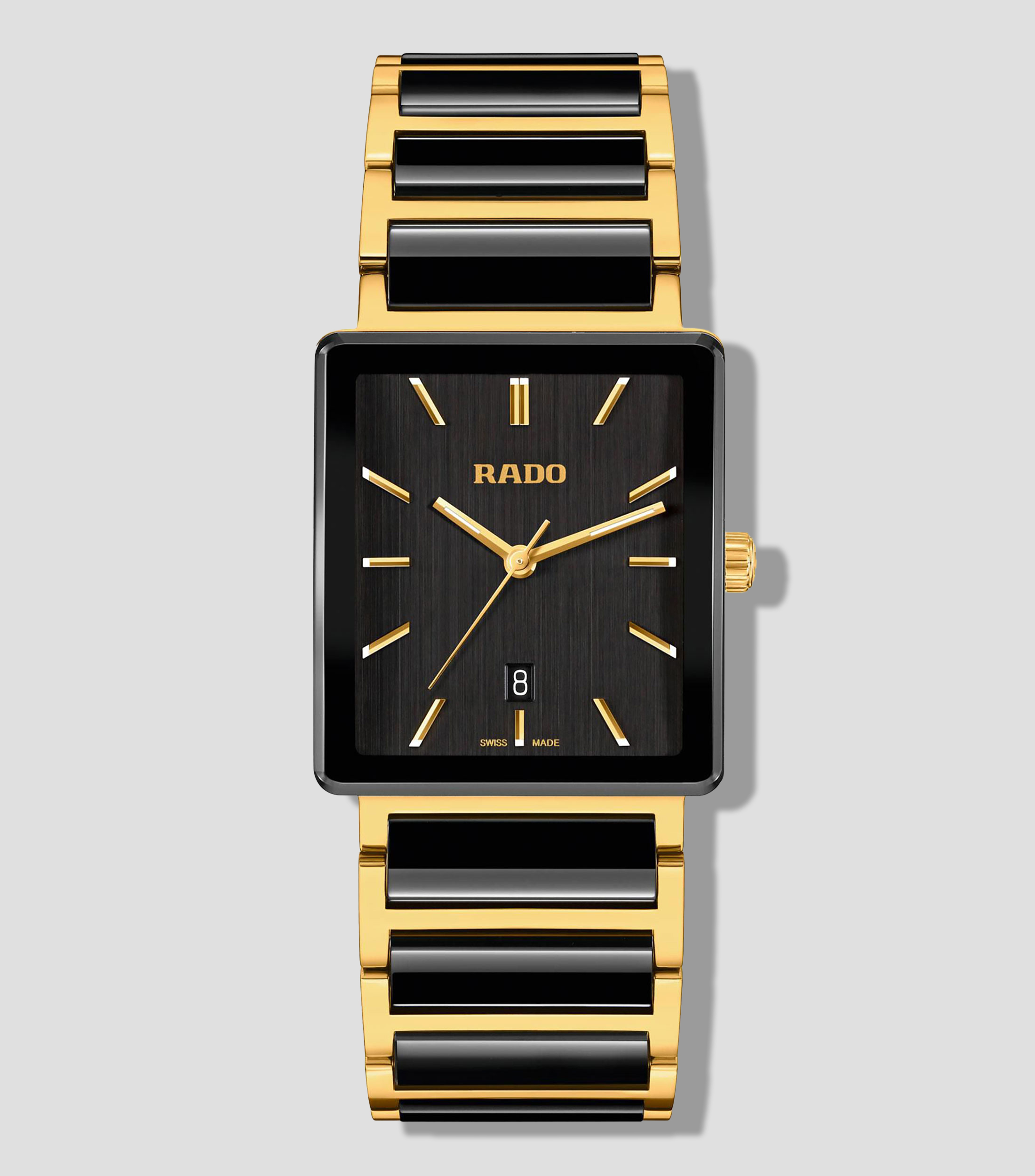 Reloj para Hombre Integral Casual Negro, Dorado