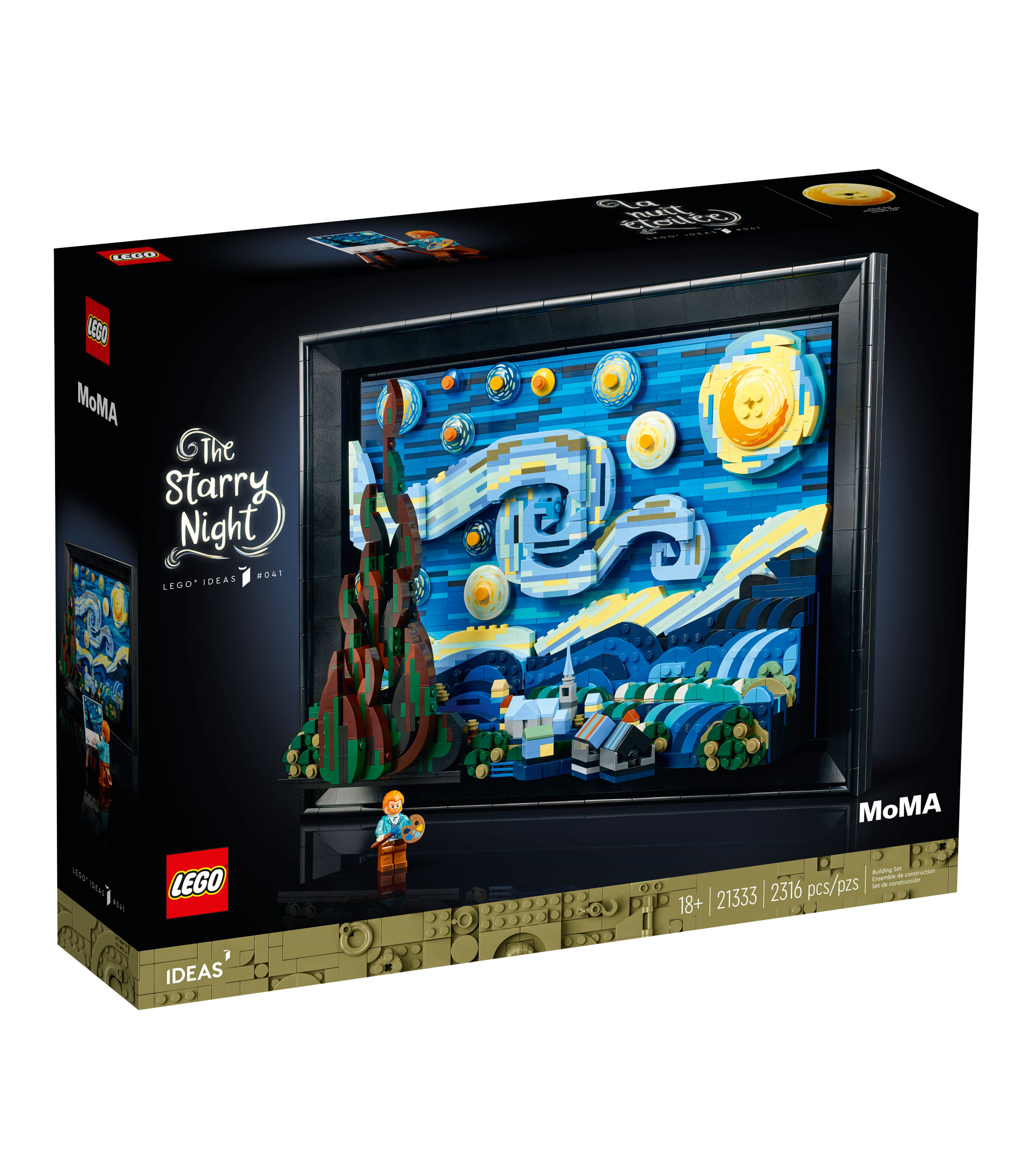 Lego Ideas Vincent van Gogh La Noche Estrellada 21333