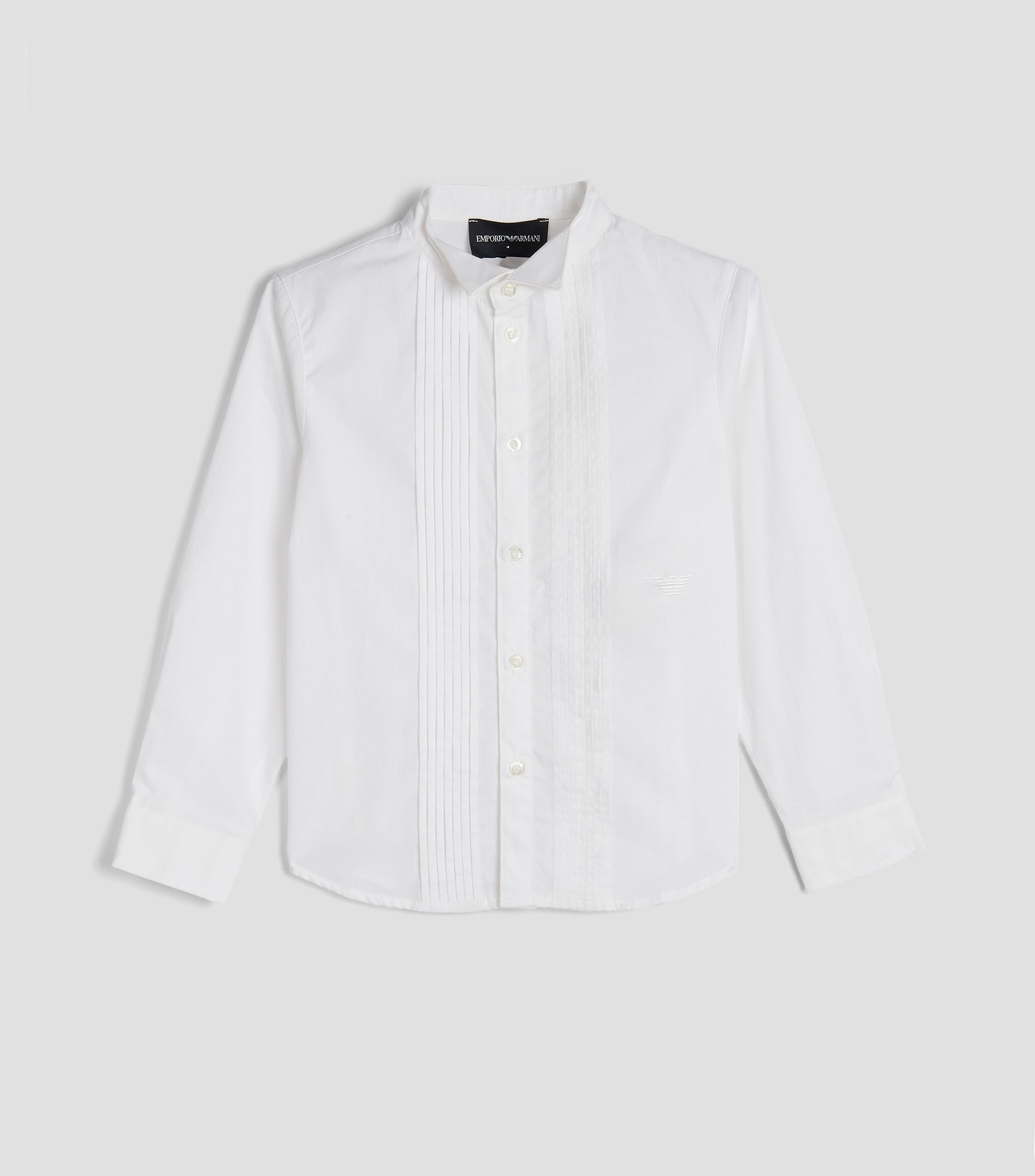 Camisa lisa manga larga Niño