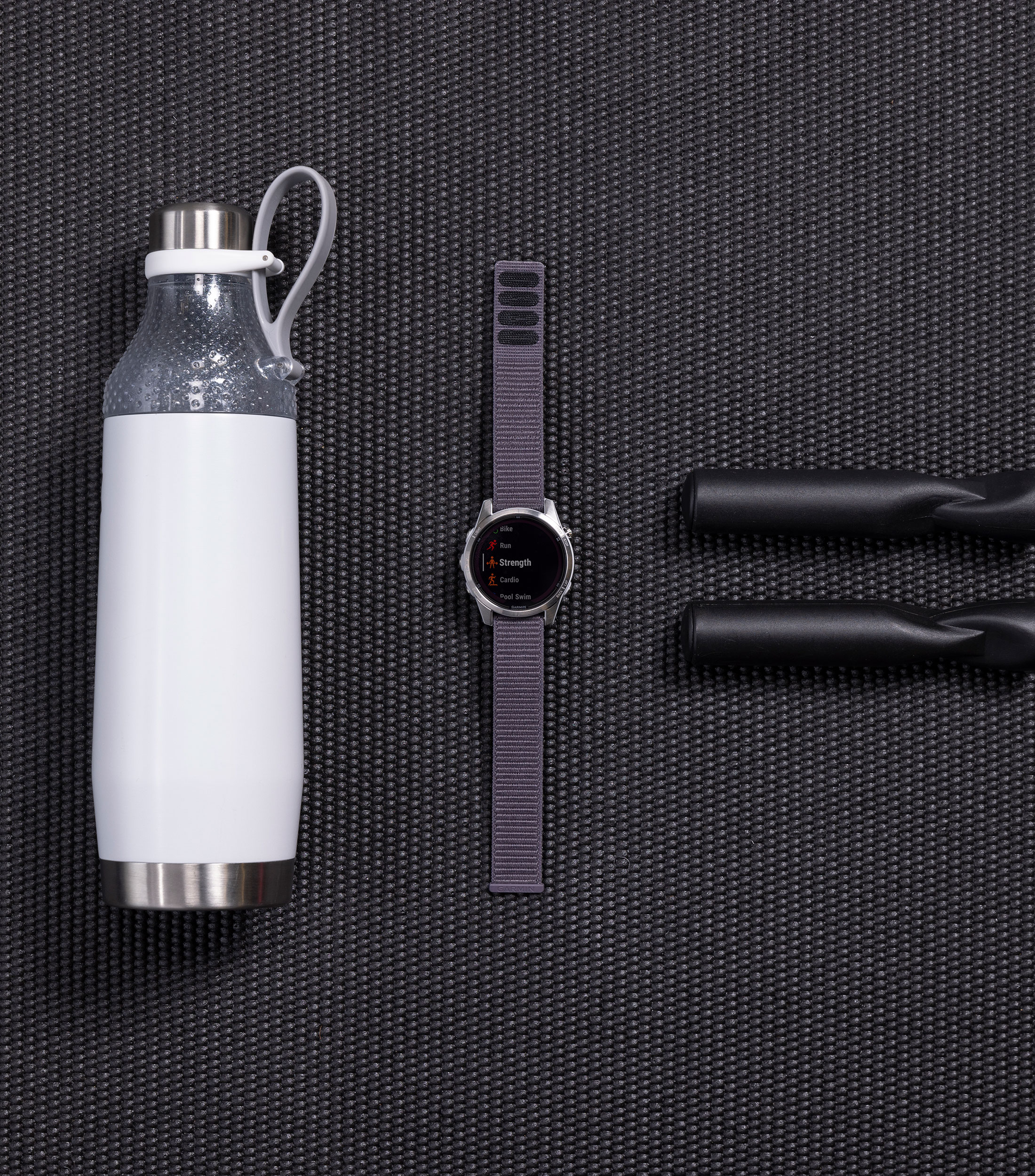 Correa para reloj Ultra Fit 22 mm en nylon negro