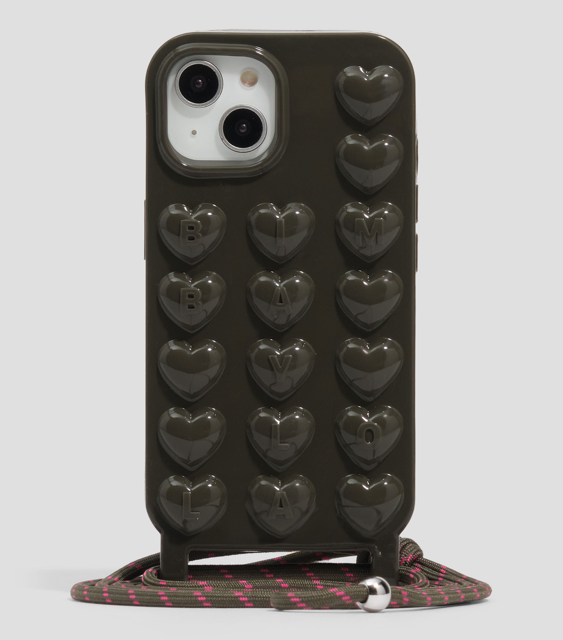 Funda para iPhone 15 para colgar en silicón