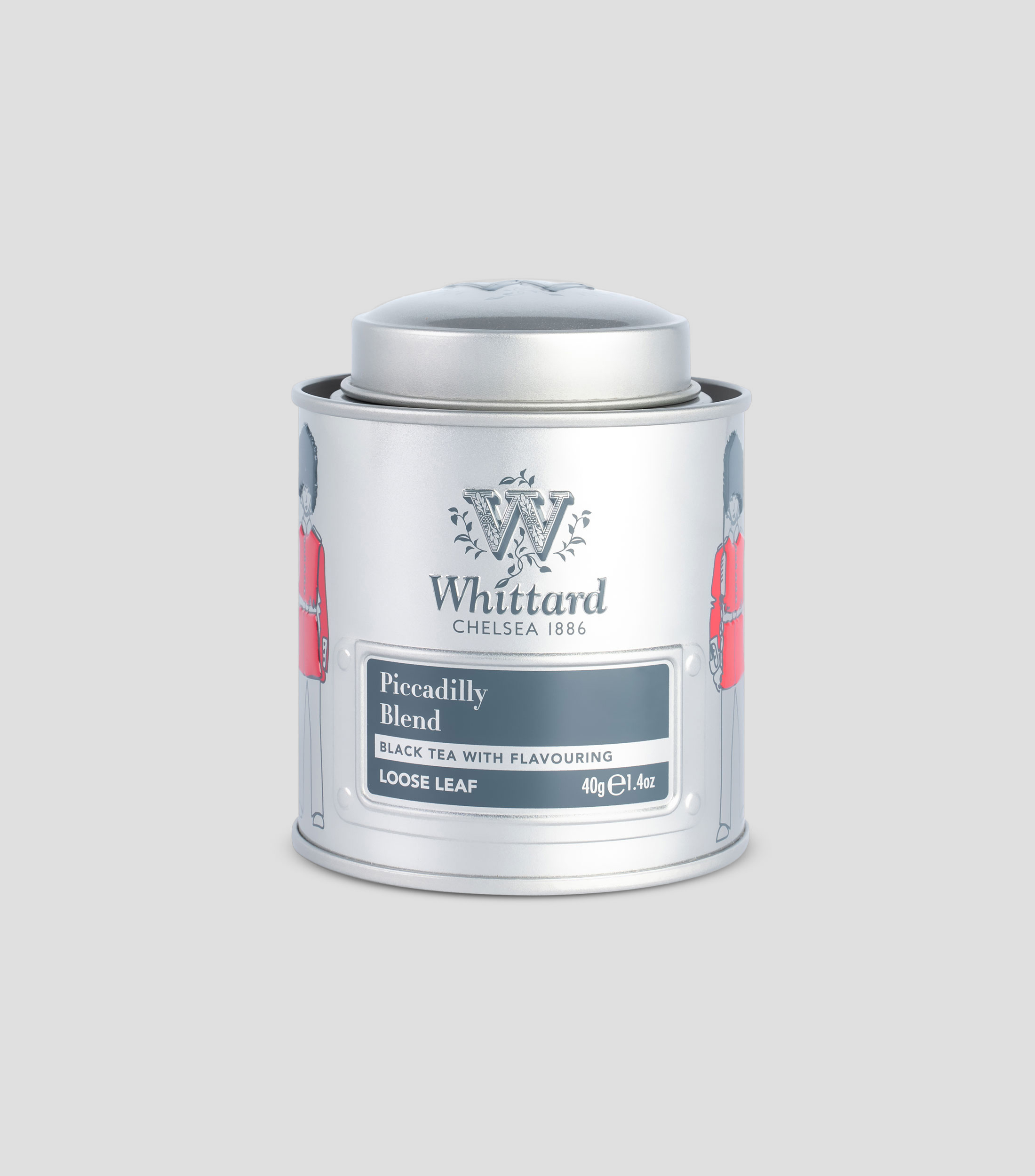 Té negro con saborizante Piccadilly Blend Loose Leaf, 40 g