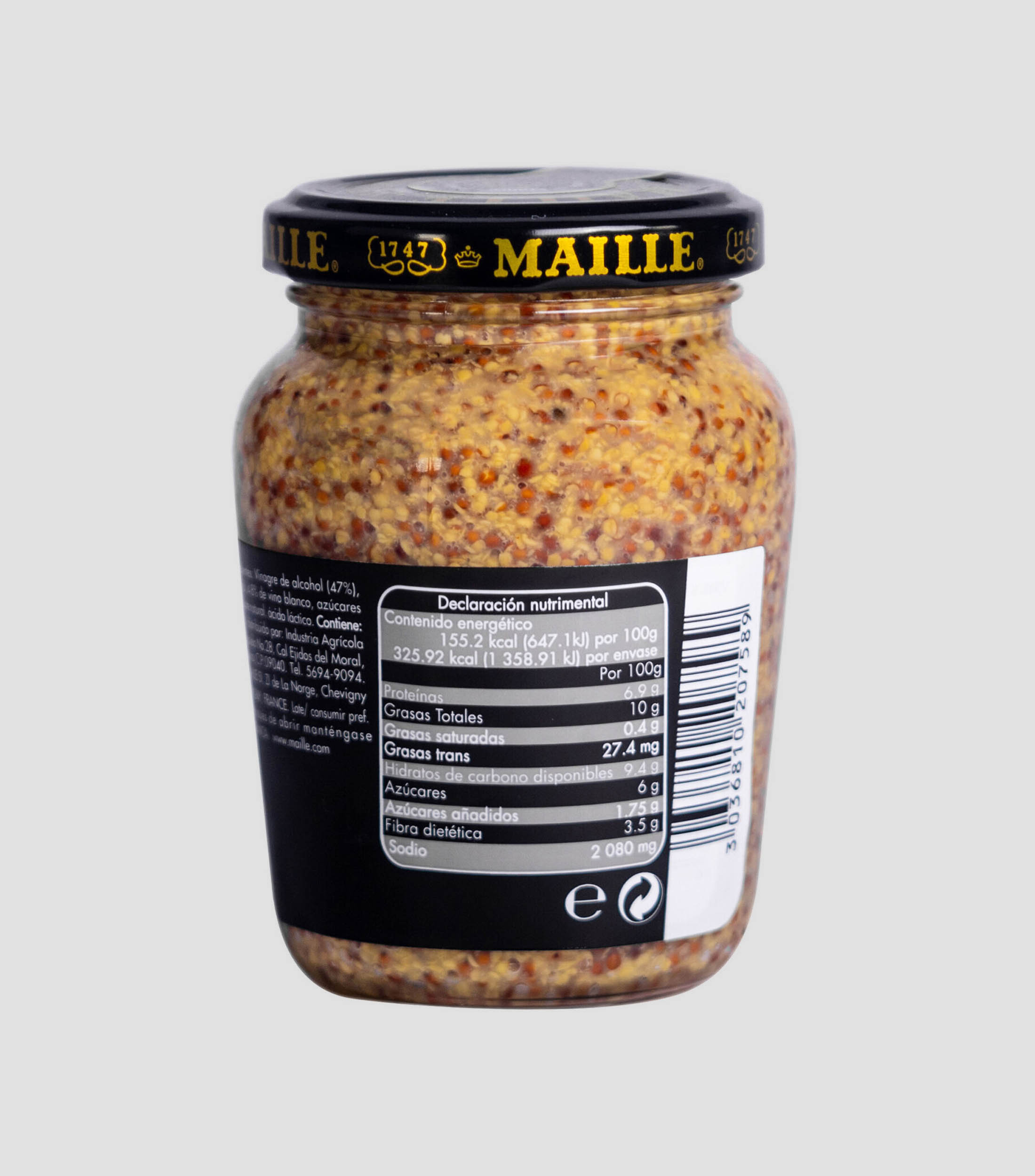 Mostaza a la Antigua, 210 gr