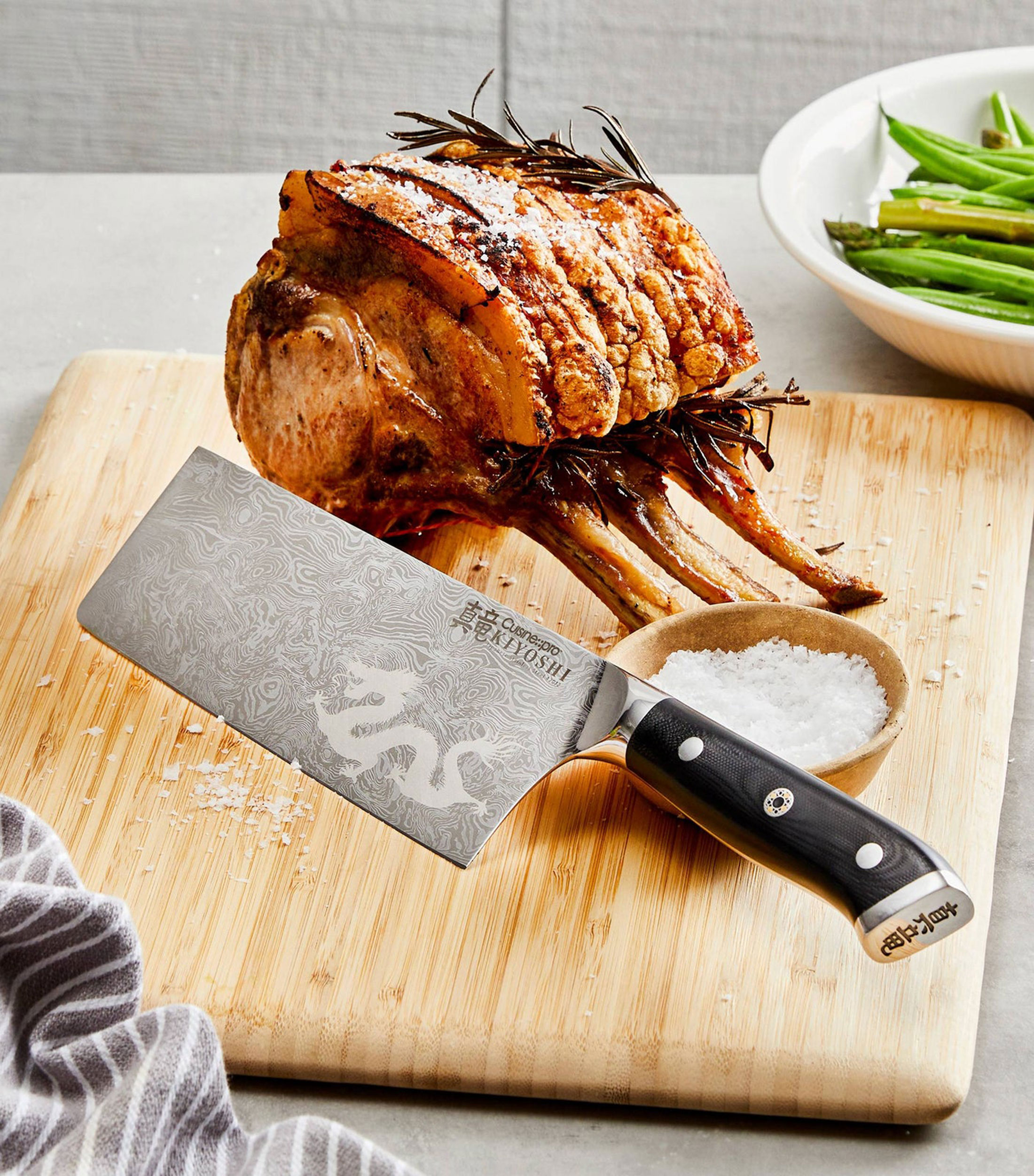 Cuchillo para carne Kiyoshi en acero inoxidable
