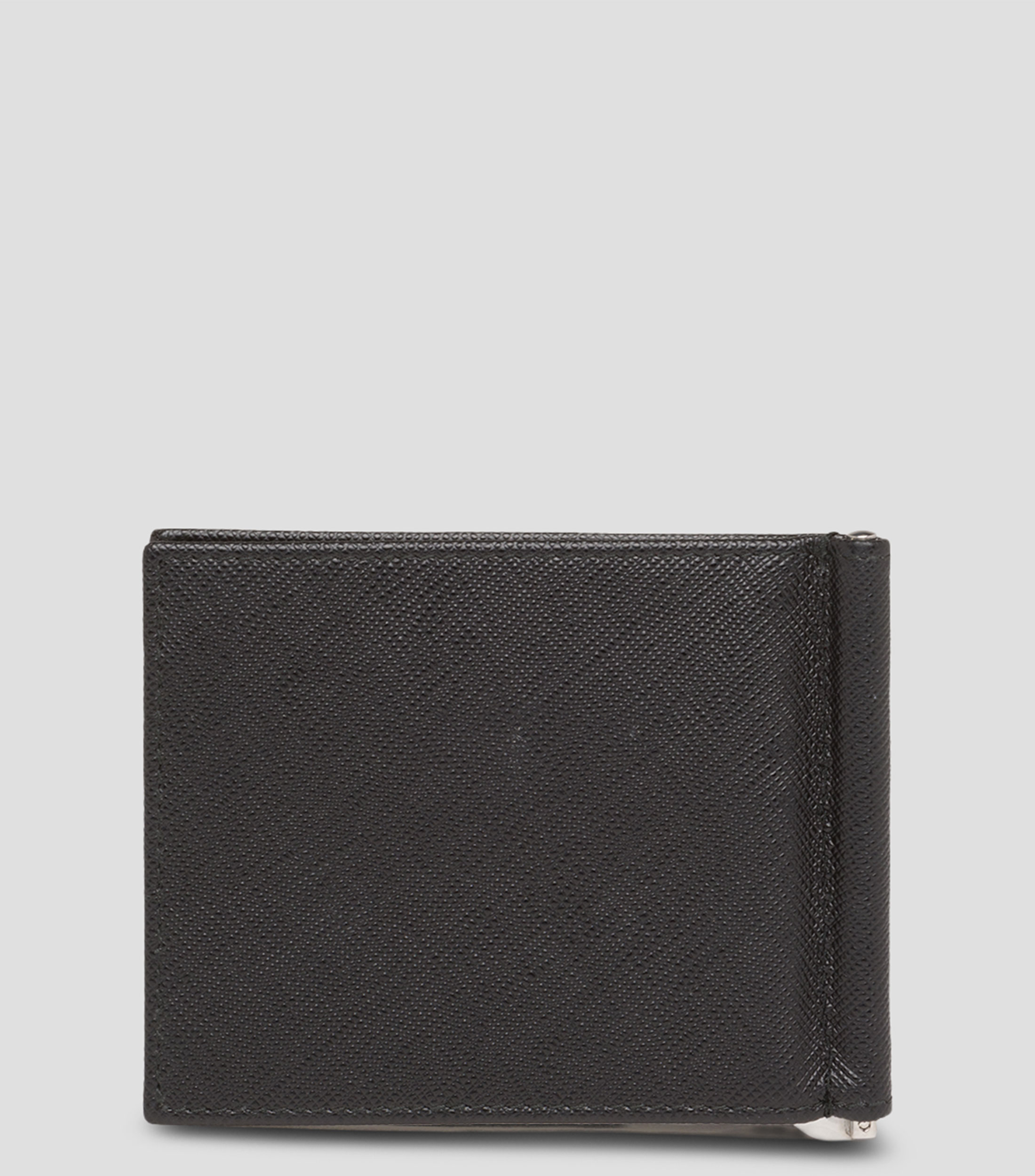 Cartera bifold en piel Saffiano fantasía Hombre