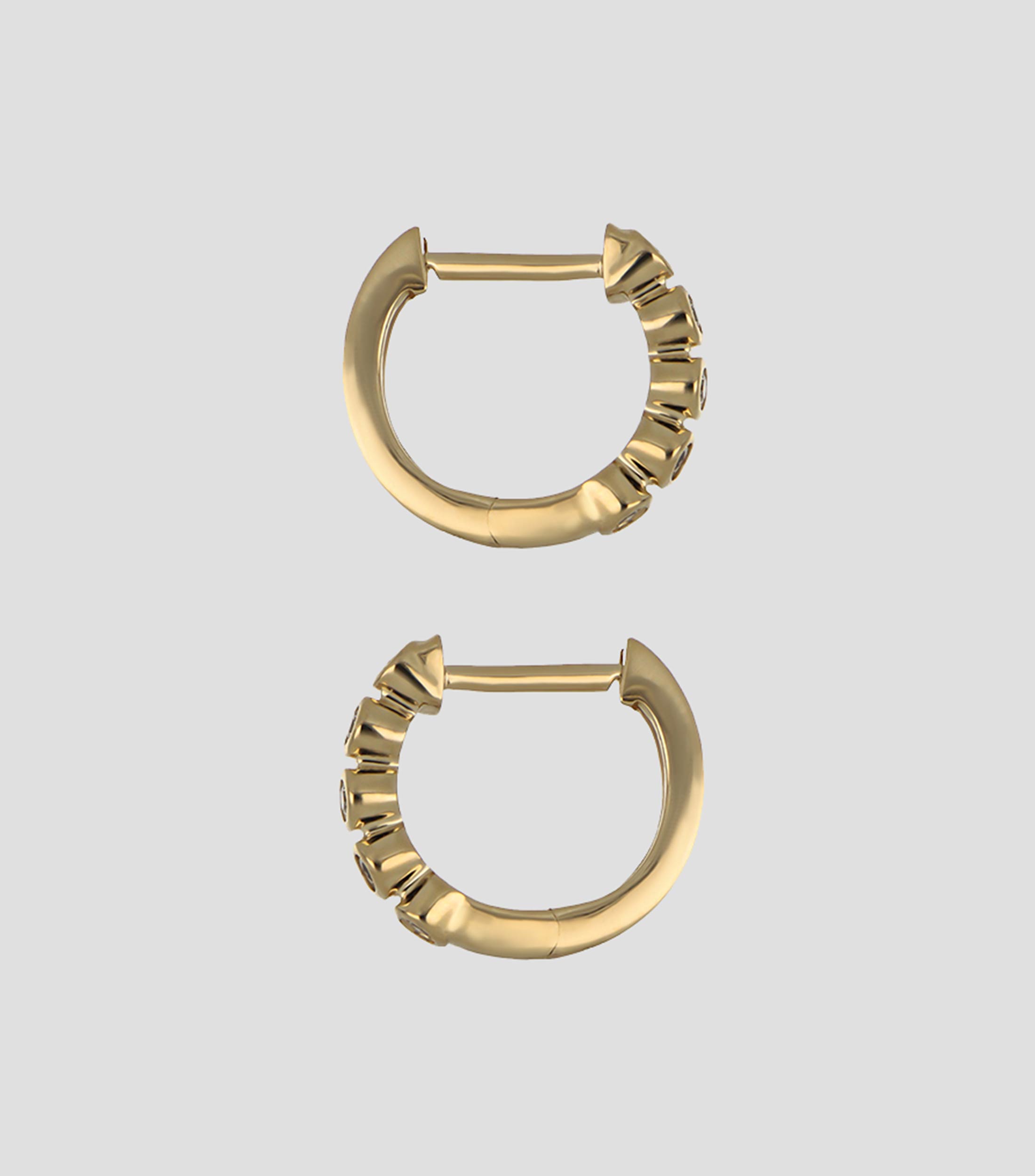 Aretes en Oro de 18 Kilates Mujer