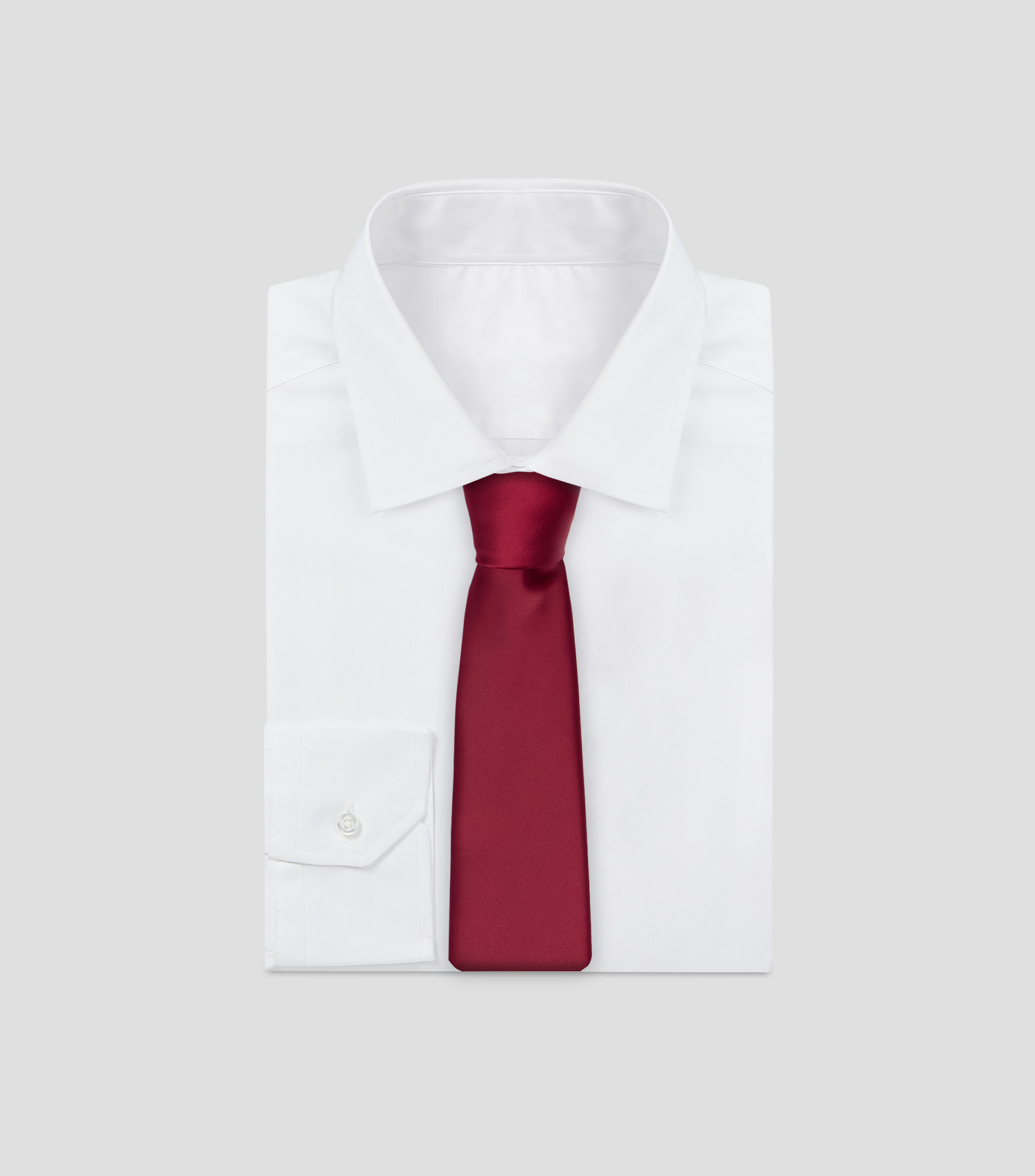 Corbata ancha lisa
