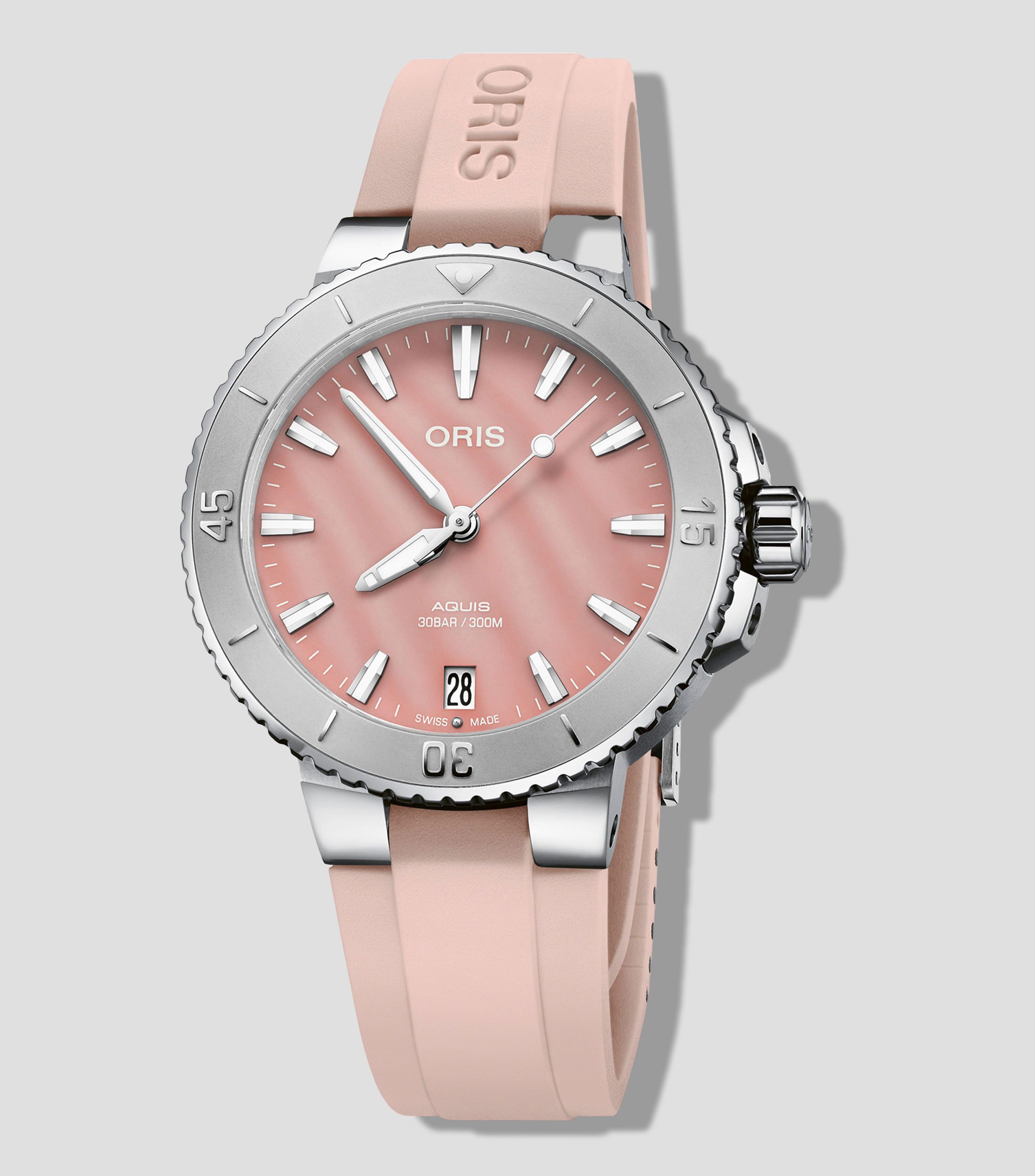 Reloj para mujer Aquis deportivo, Plateado