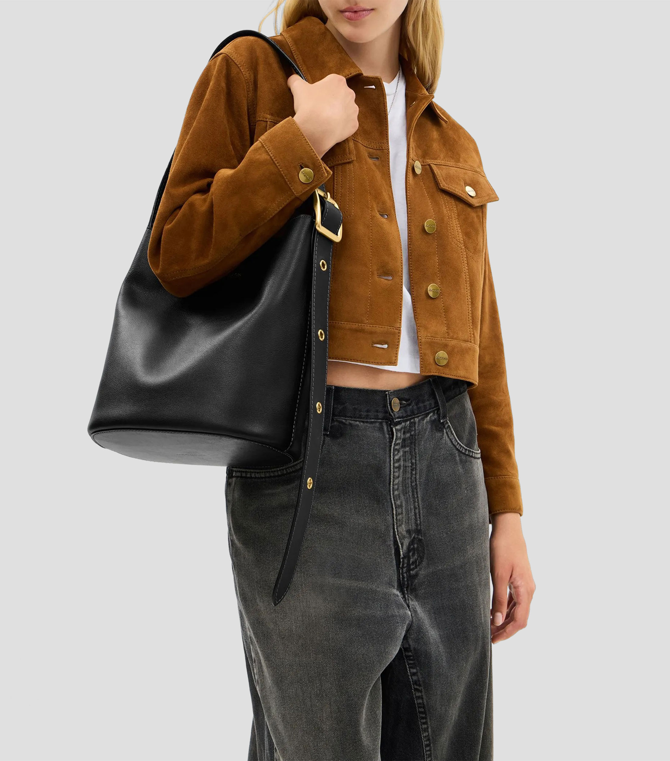 Bolsa Shoulder en piel Mujer