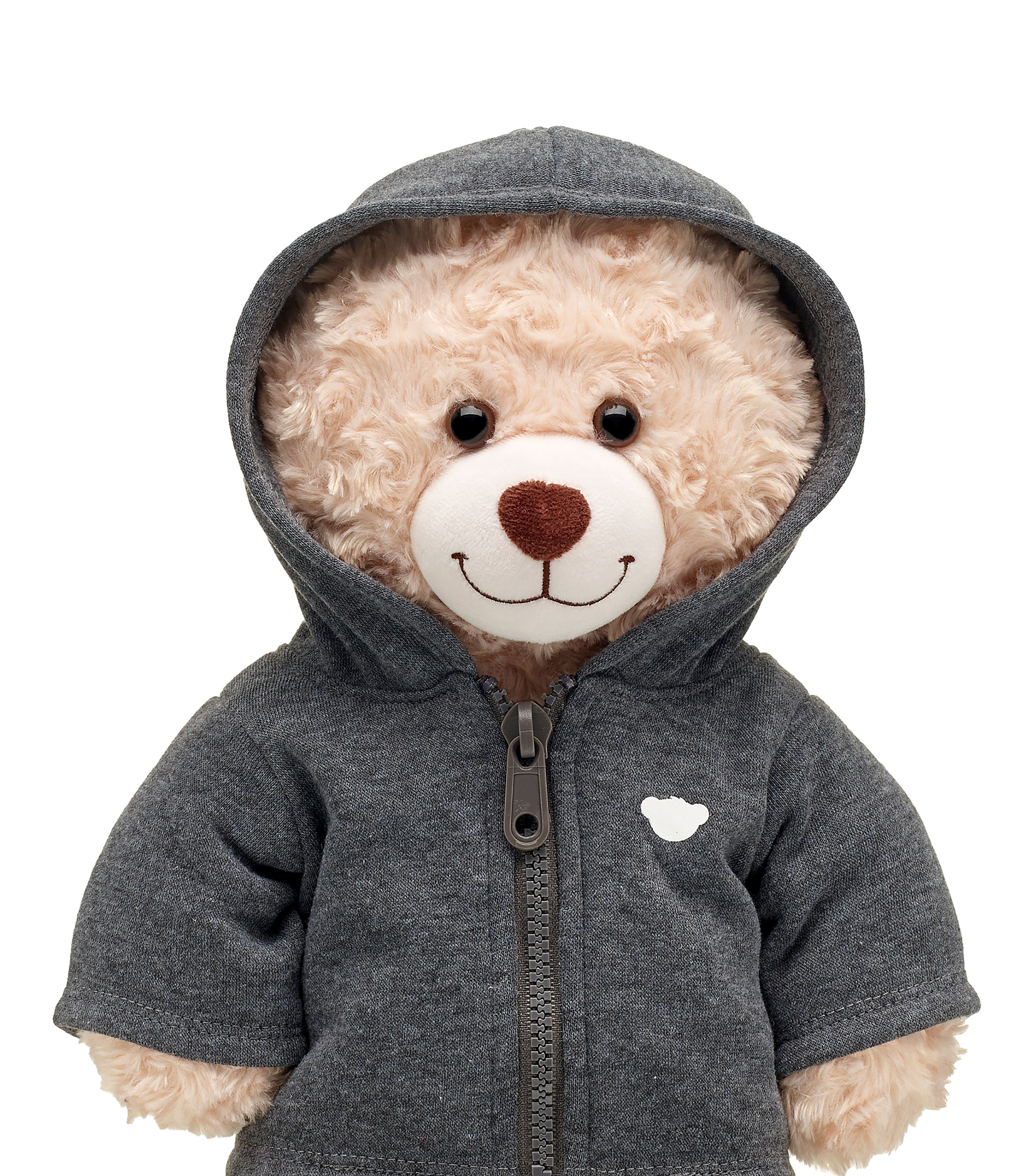 Sudadera con capucha para peluche Gris