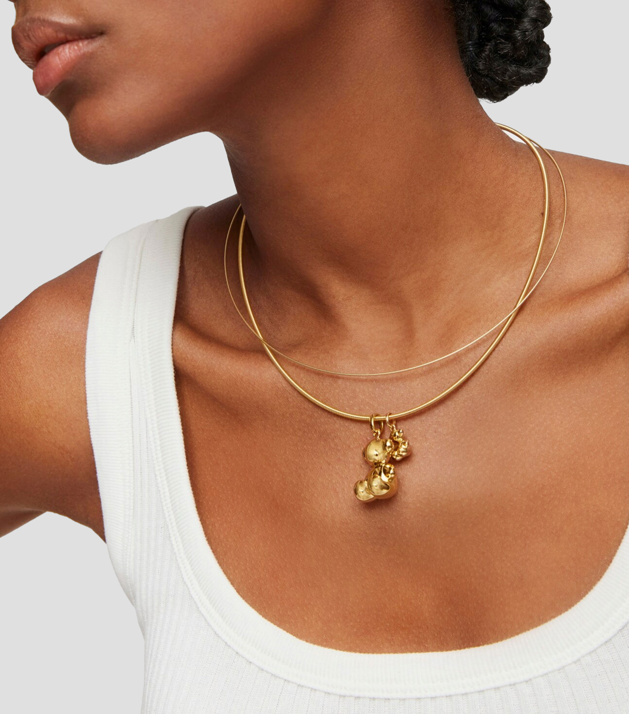 Collar en Oro de 18 Kilates Mesh Tube Mujer