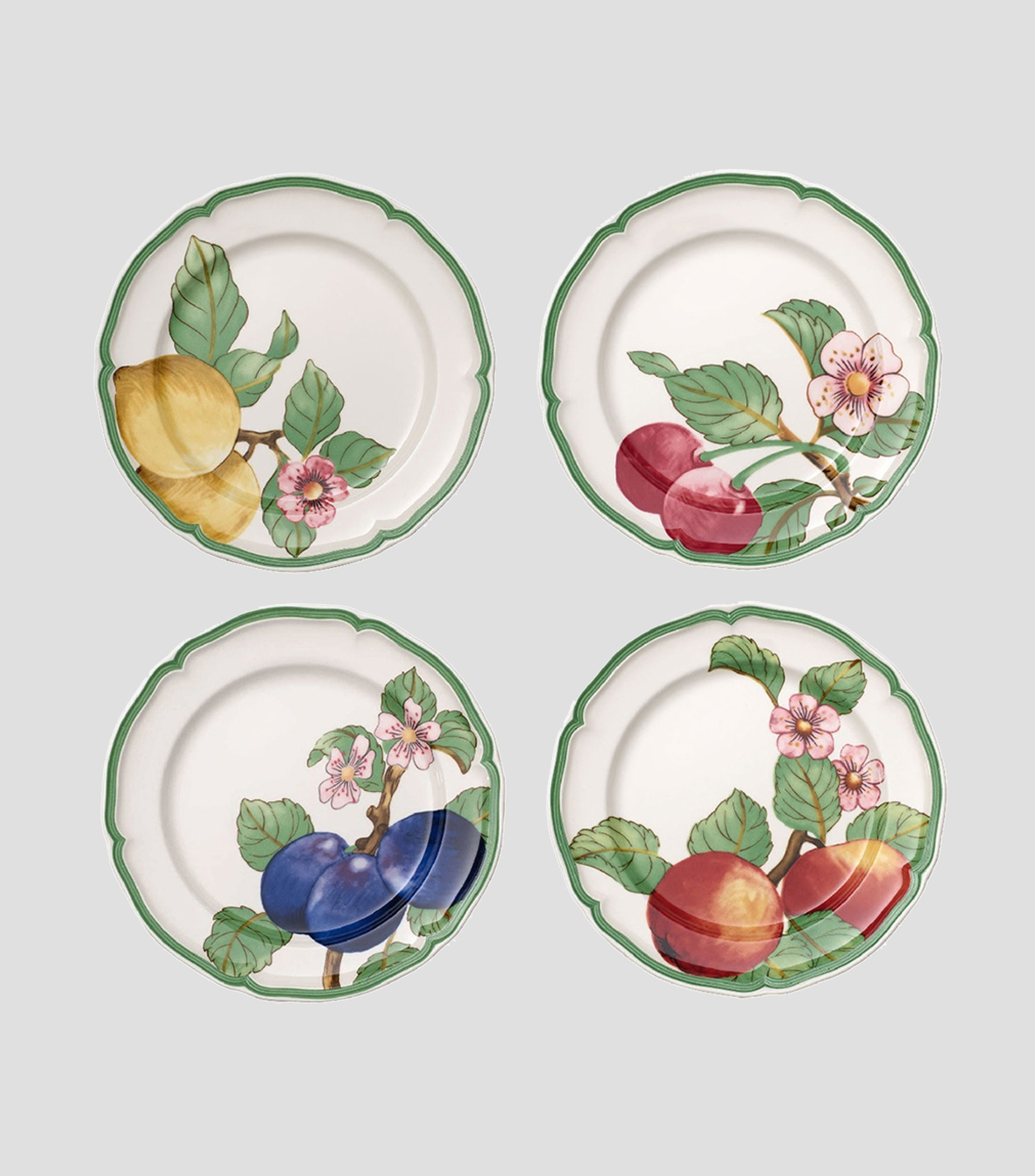Set 4 Platos trinche French Garden Modern Fruit