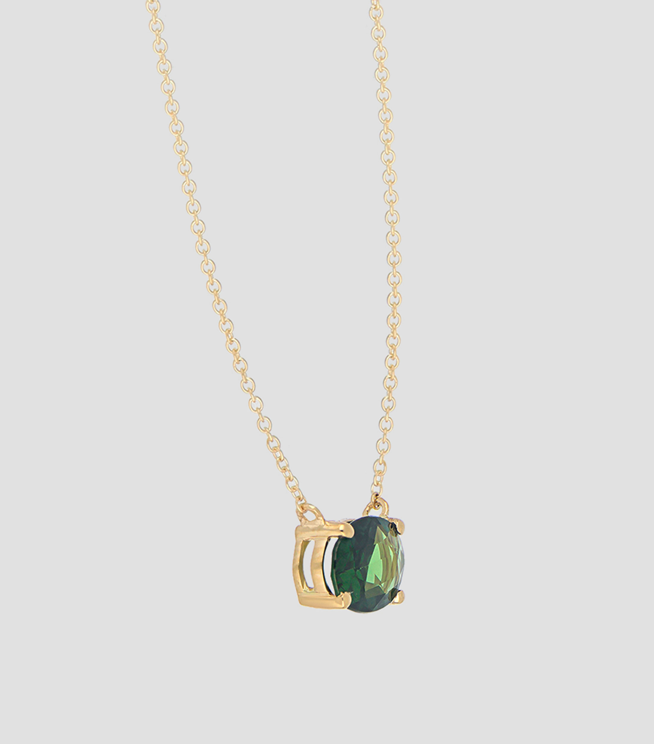 Collar en Oro de 18 kilates con zafiro Mujer