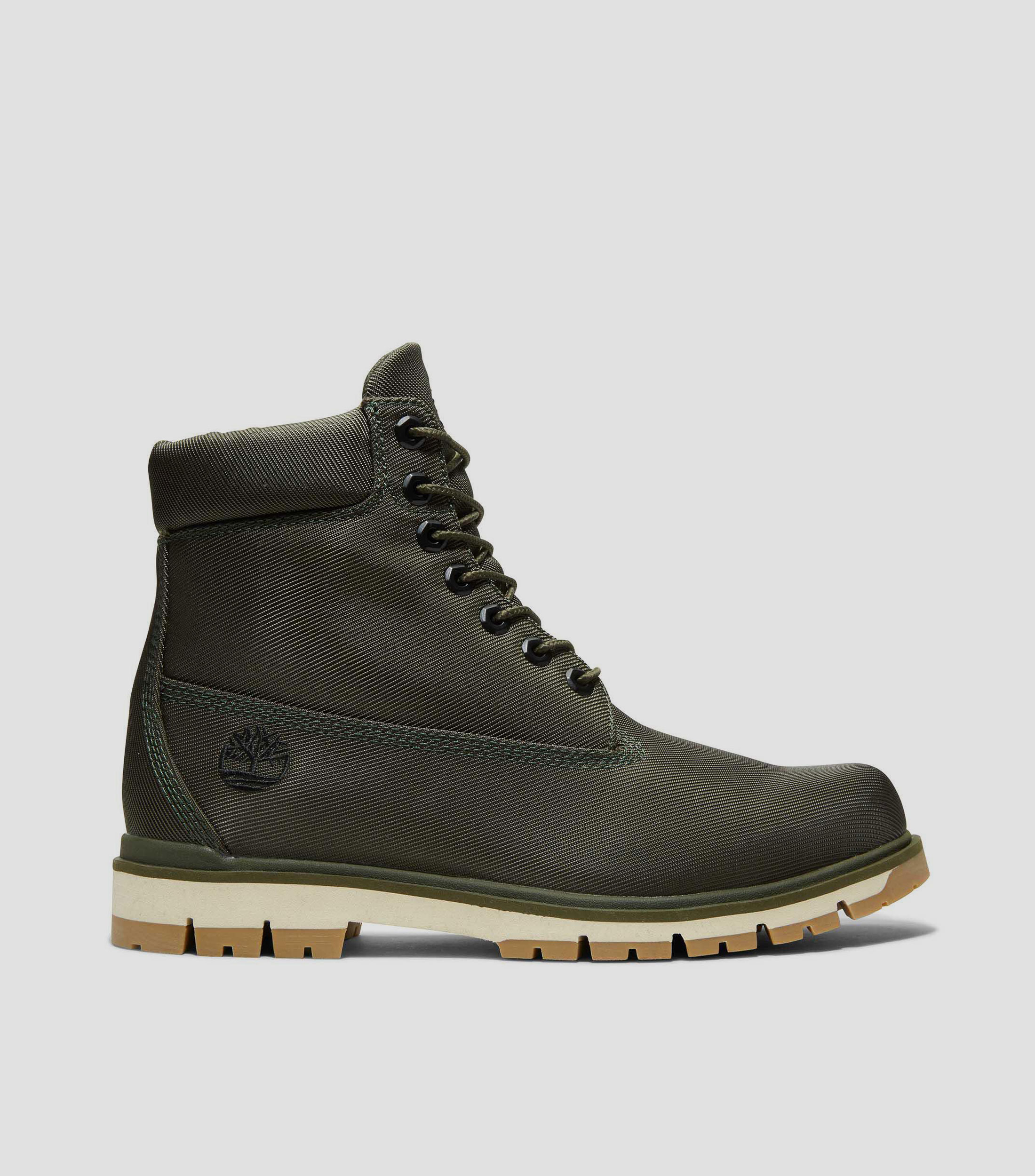 Botas medias en piel con tacón bajo ancho Hombre