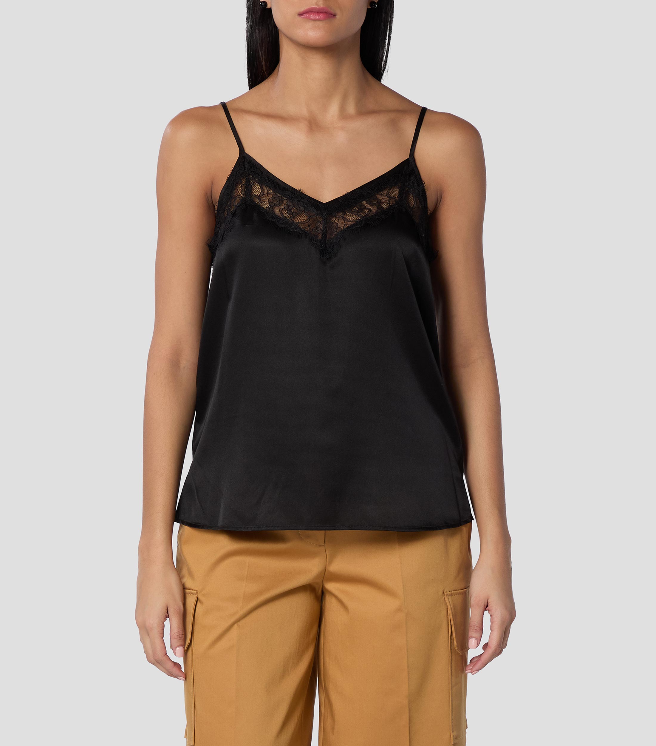 Blusa sin mangas Mujer
