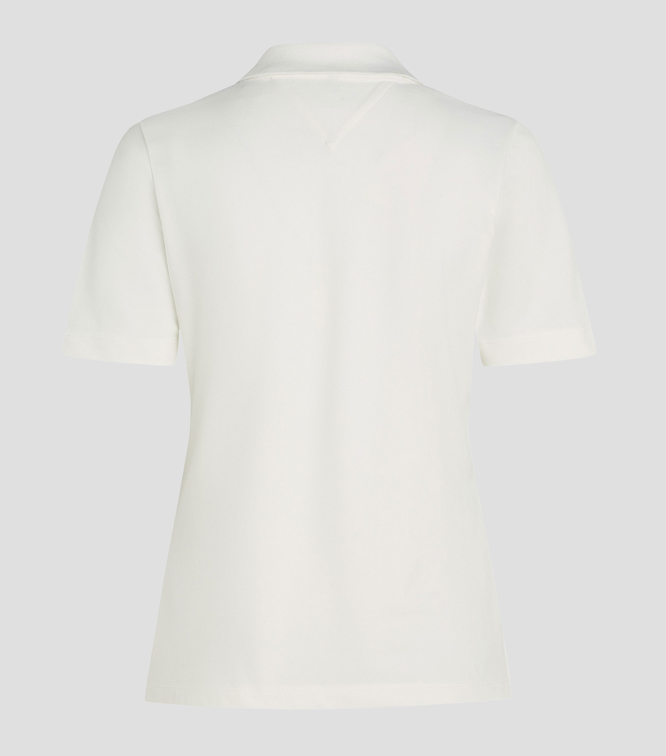 Playera tipo polo manga corta bordada Mujer