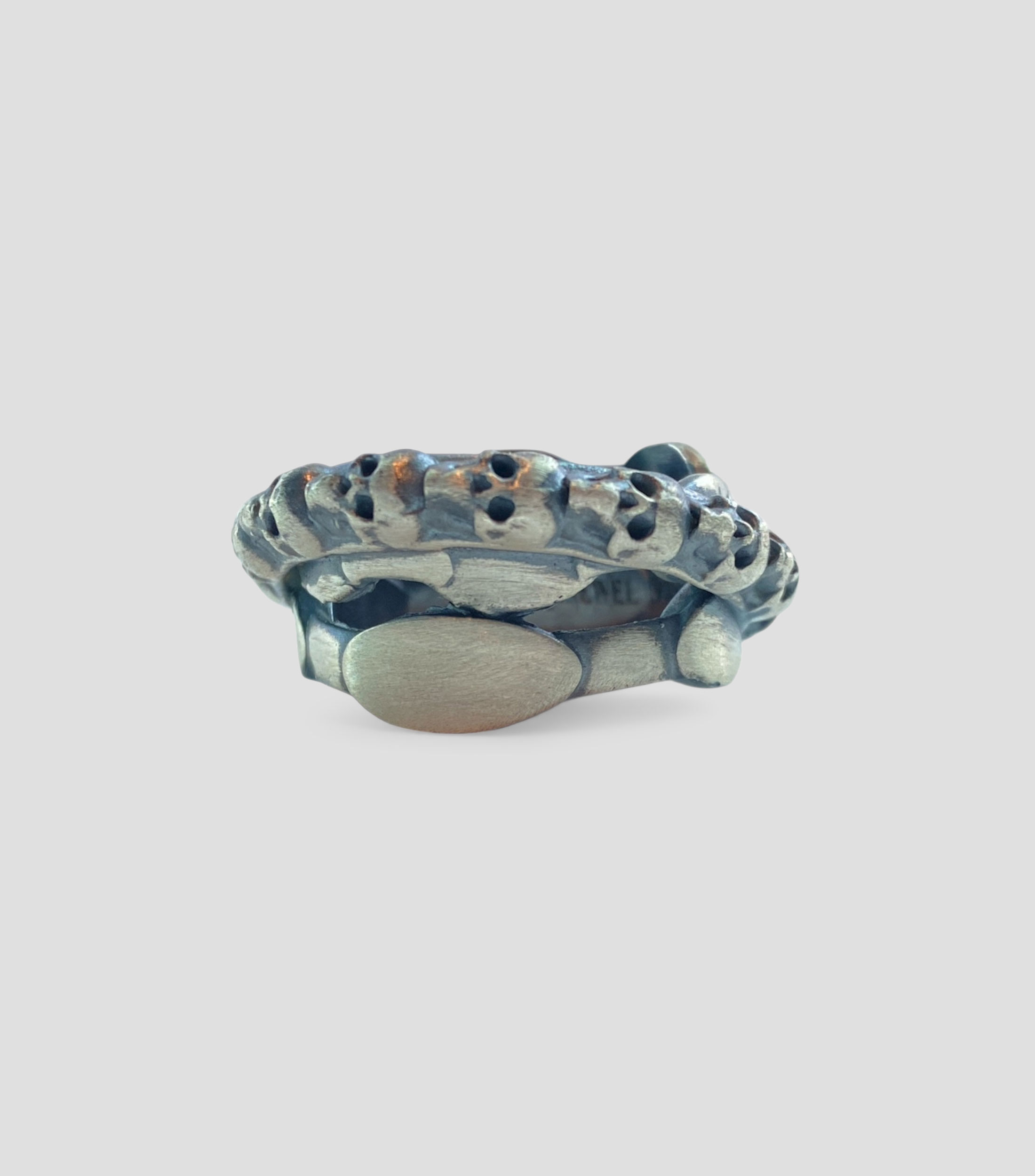 Anillo en plata 9.25 con calaveras Unisex