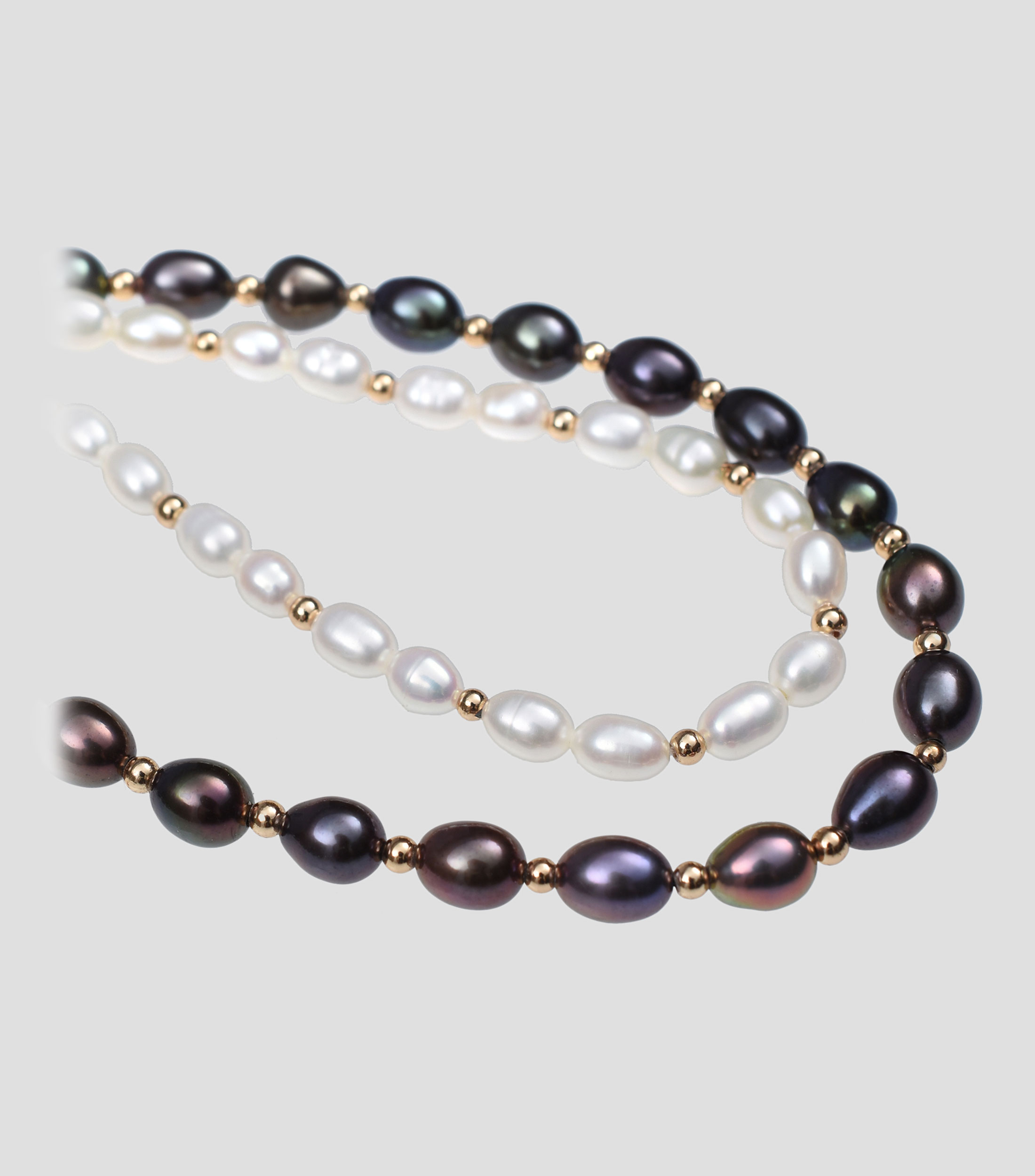 Collar Doble con perlas Mujer