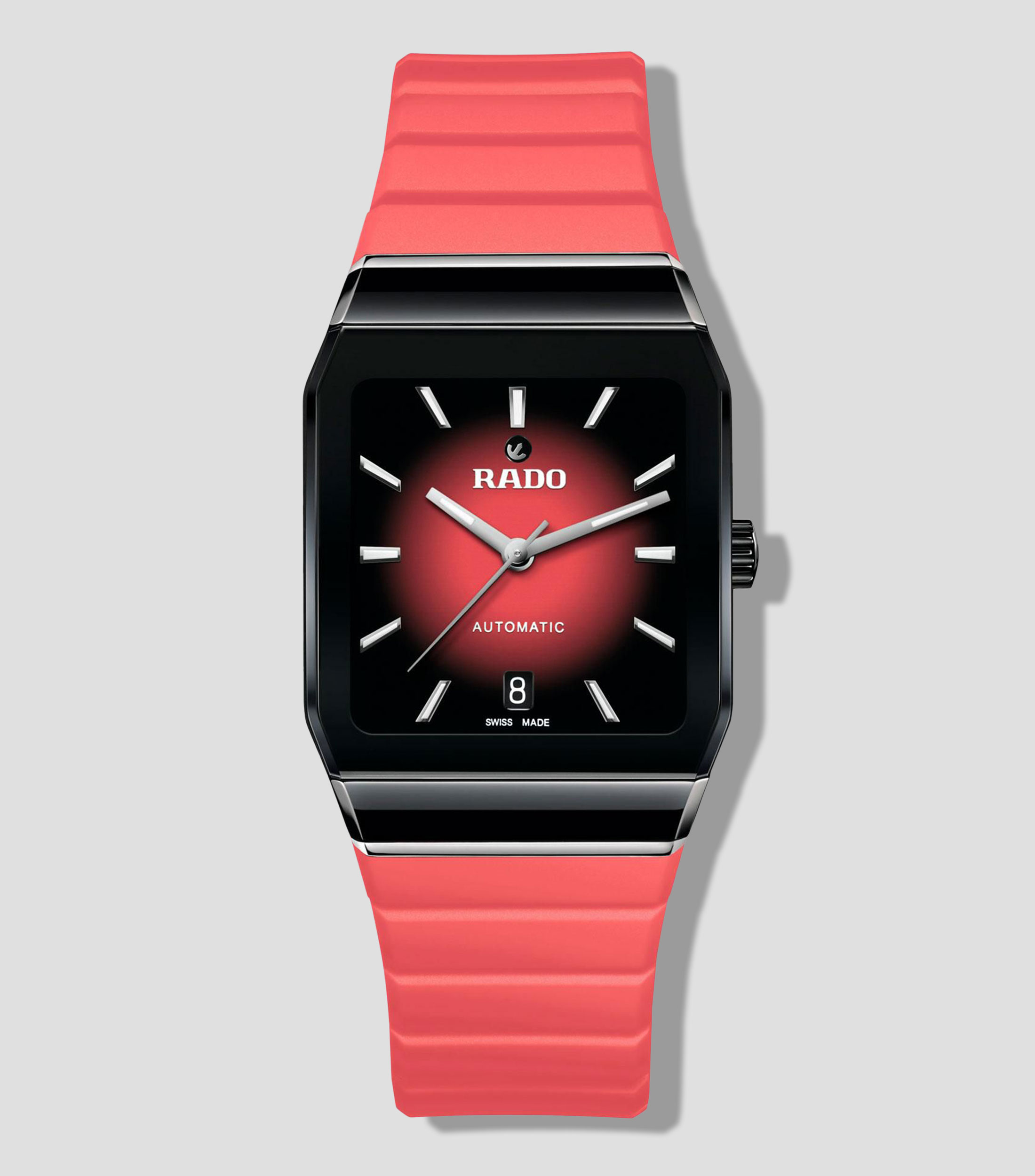 Rado Reloj Unisex Anatom casual negro, rojo |El Palacio de Hierro