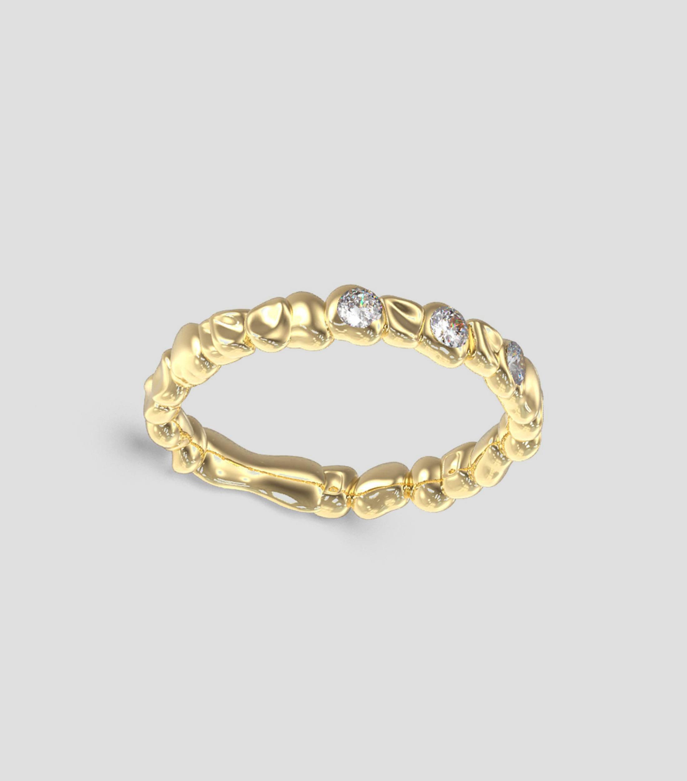 Anillo Panarea con circonias Mujer