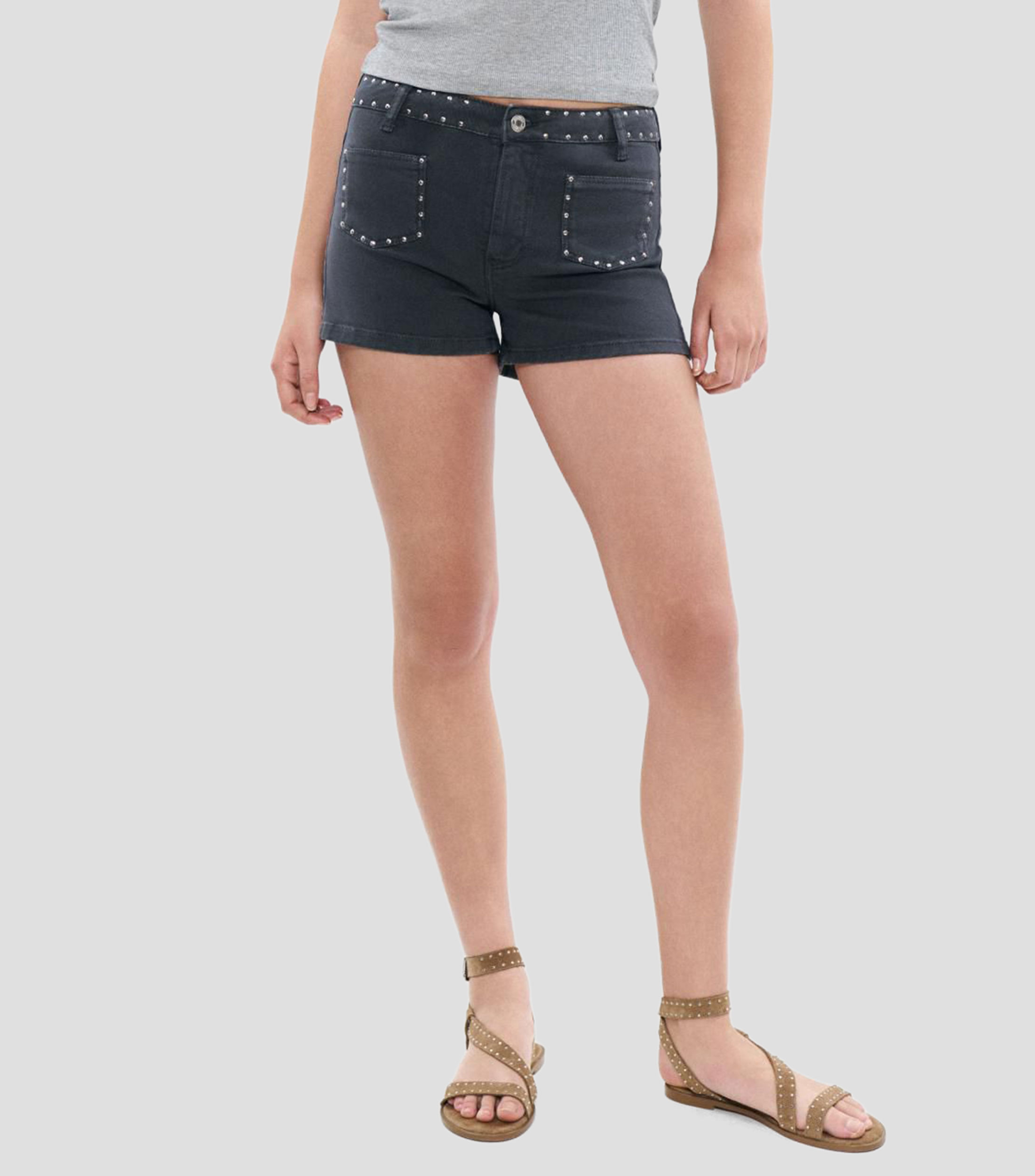 Short liso Mujer