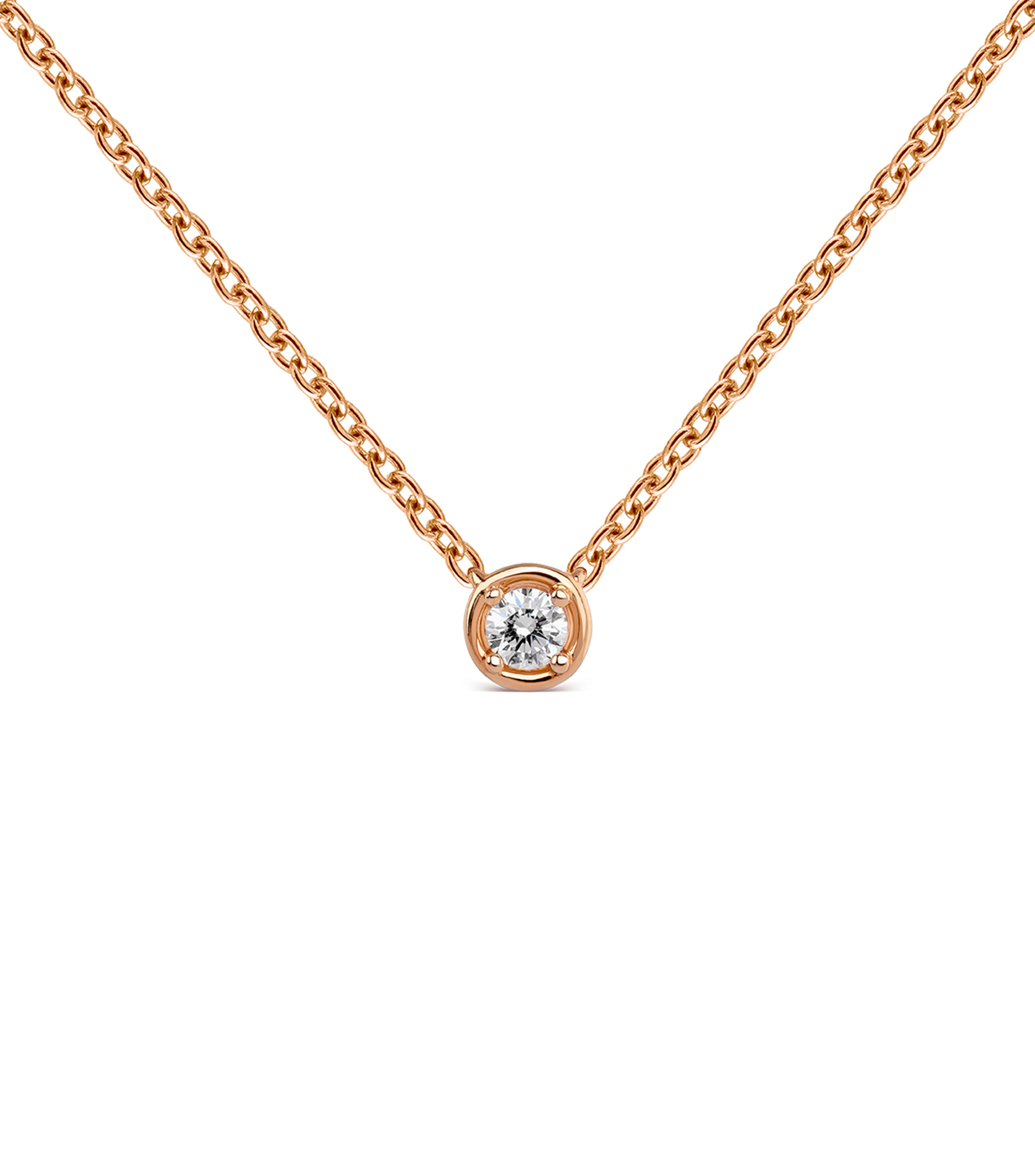 Collar en oro rosa de 18 Kts Idalia Mujer
