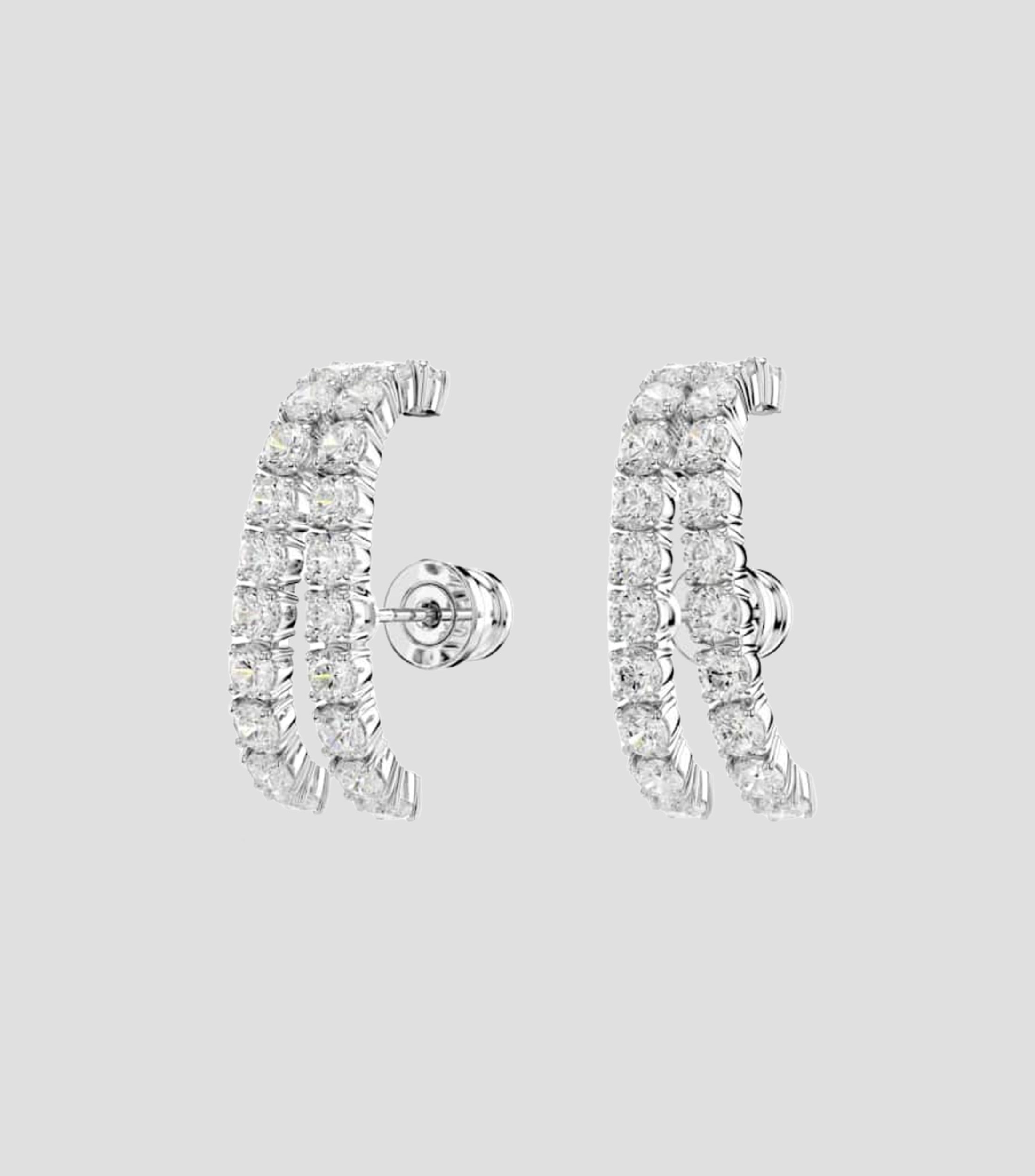 Aretes Matrix con Zirconia Unisex