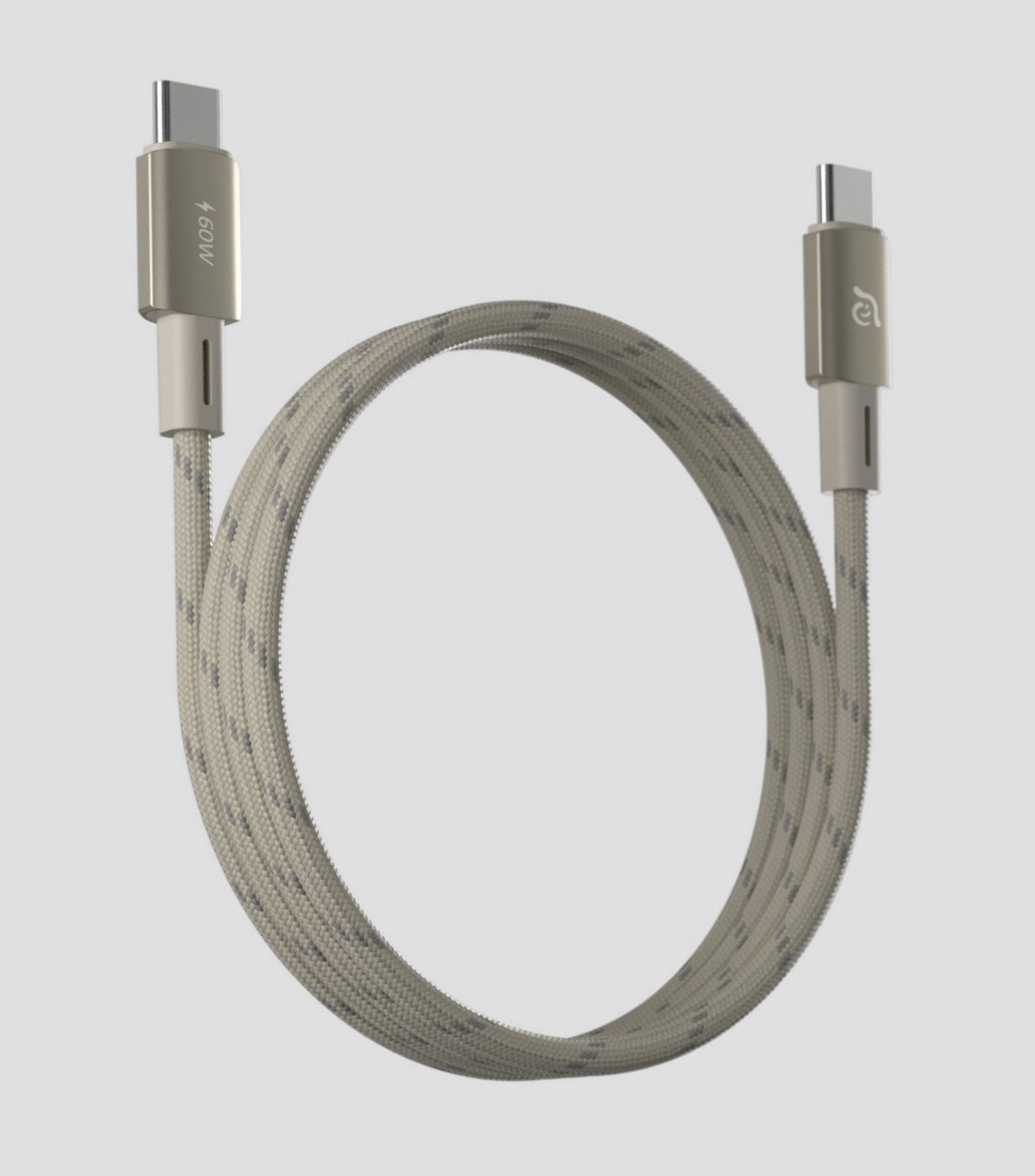 Cable USB-C a USB-C Titanio