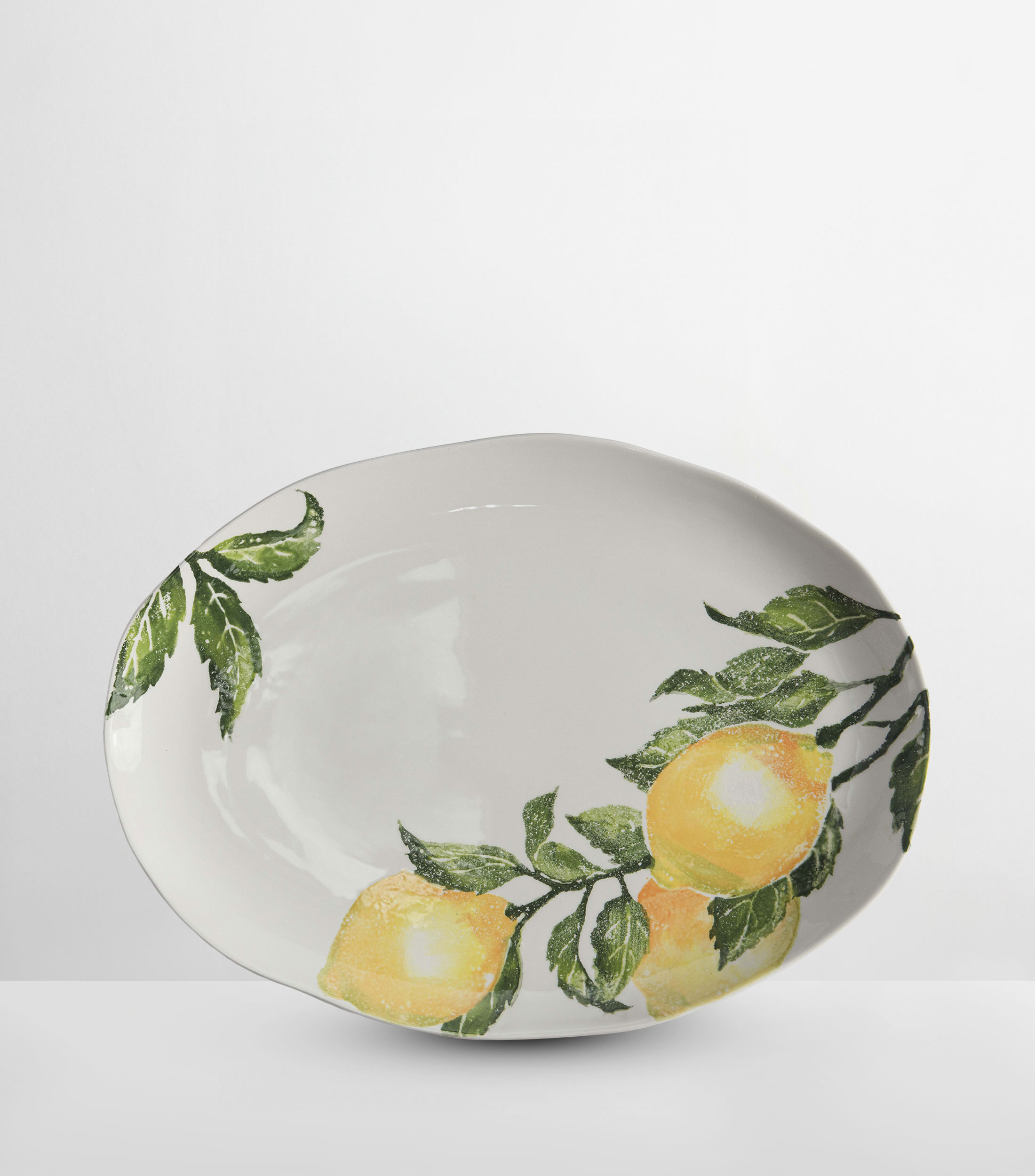 Platón oval mediano Limones