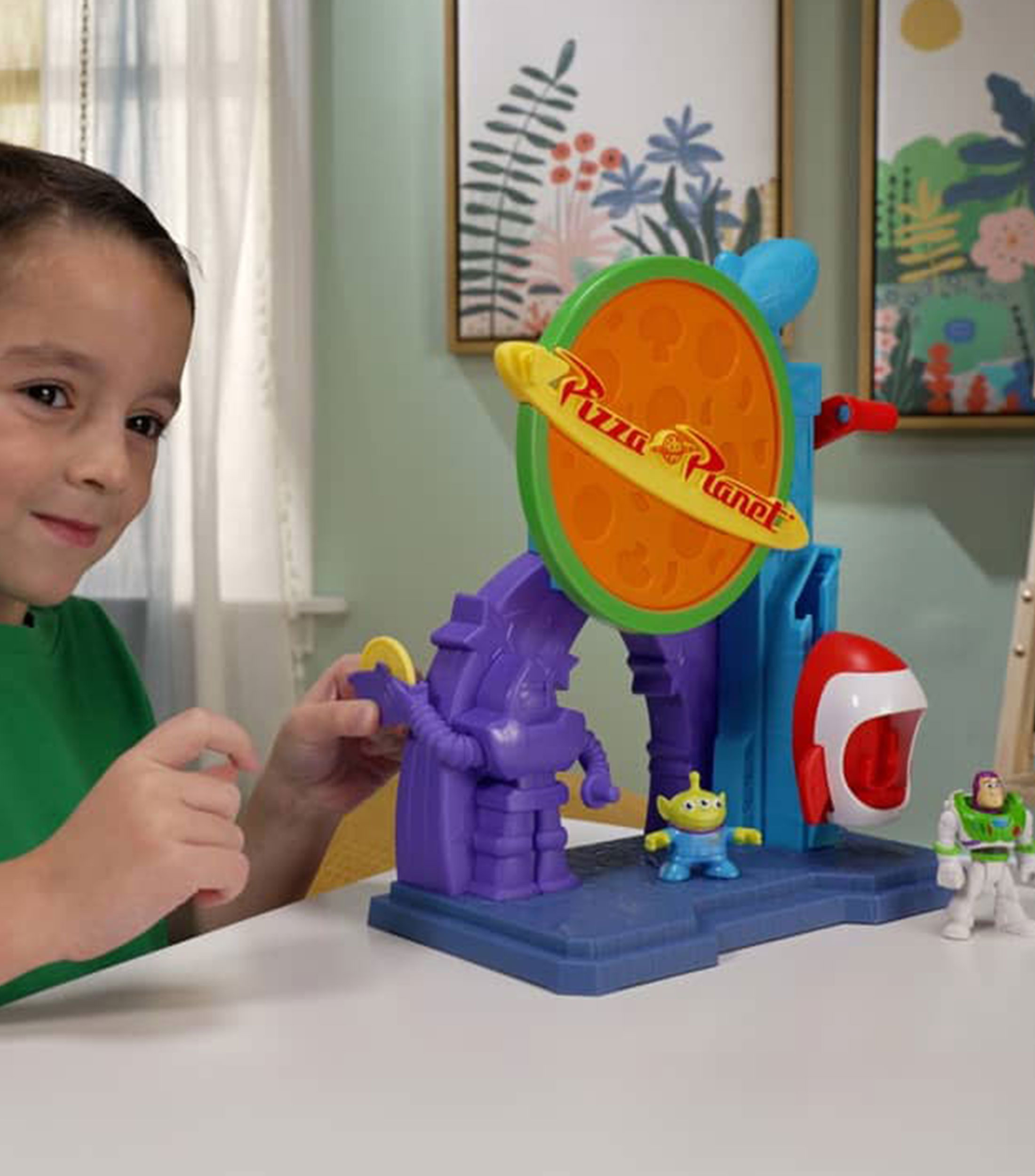 Playset Pizza Planet Buzz Lightyear & Alien Friend