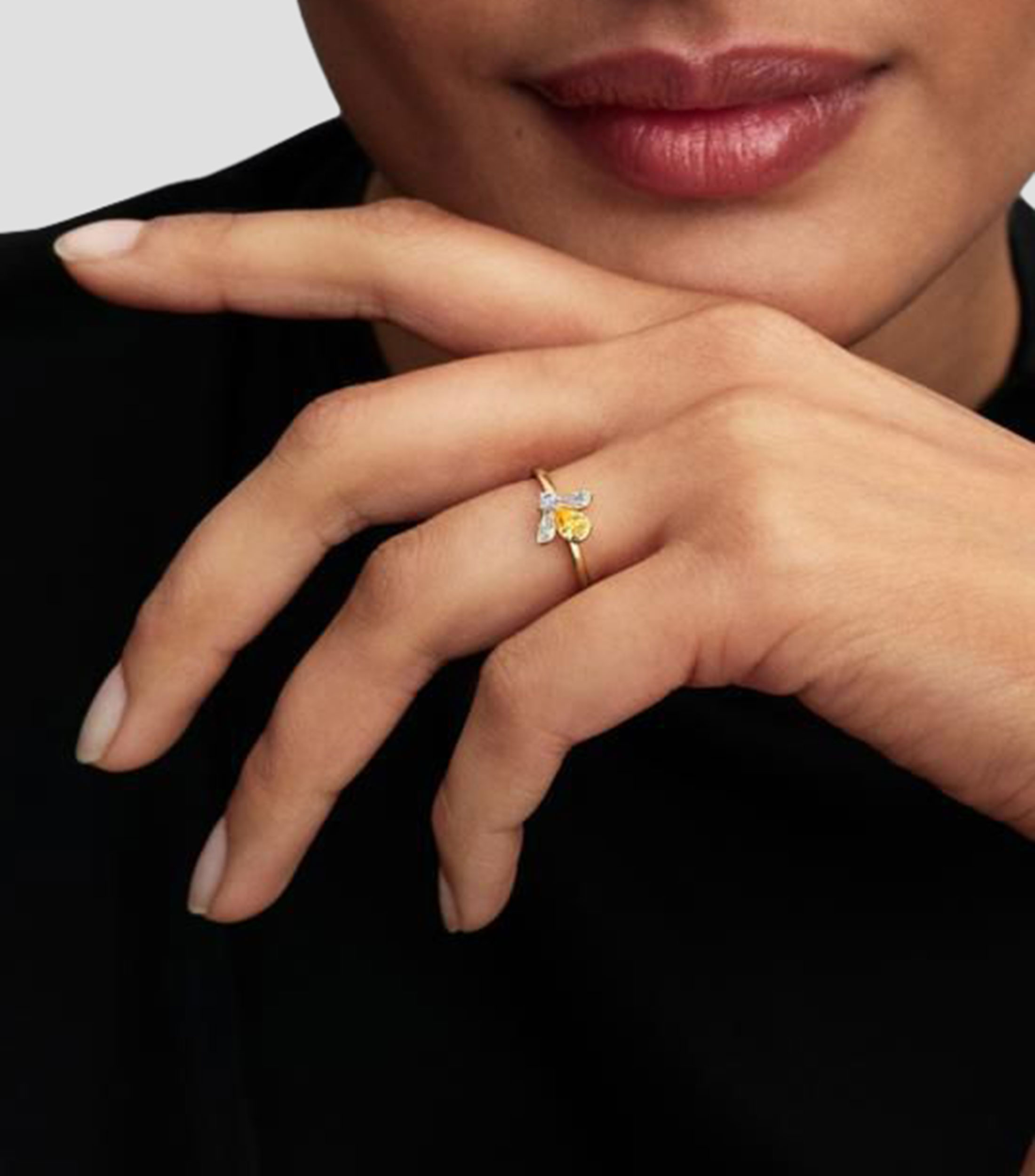 Anillo en plata Abeja Mujer