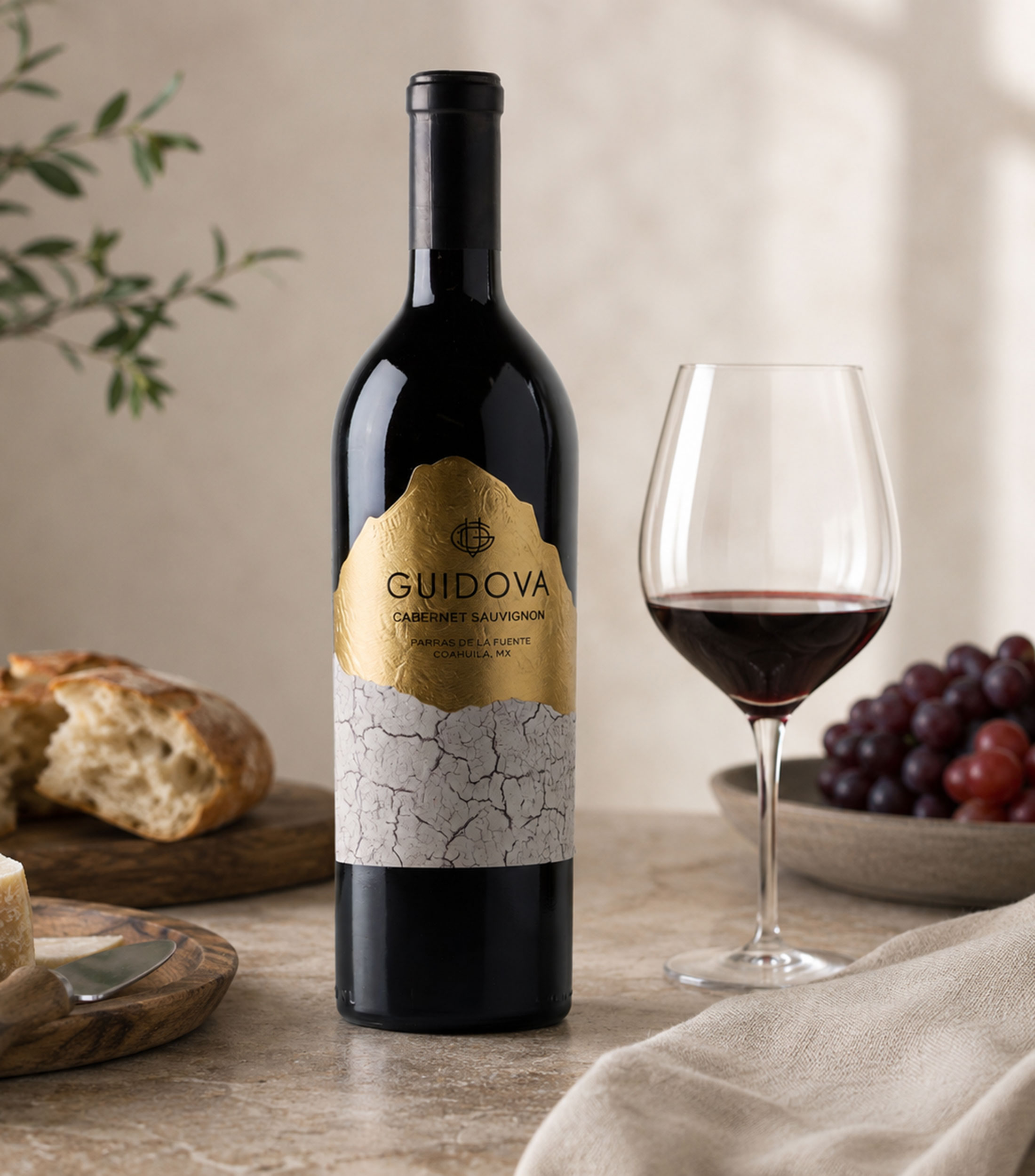 Vino tinto Cabernet Sauvignon, México, 750 ml