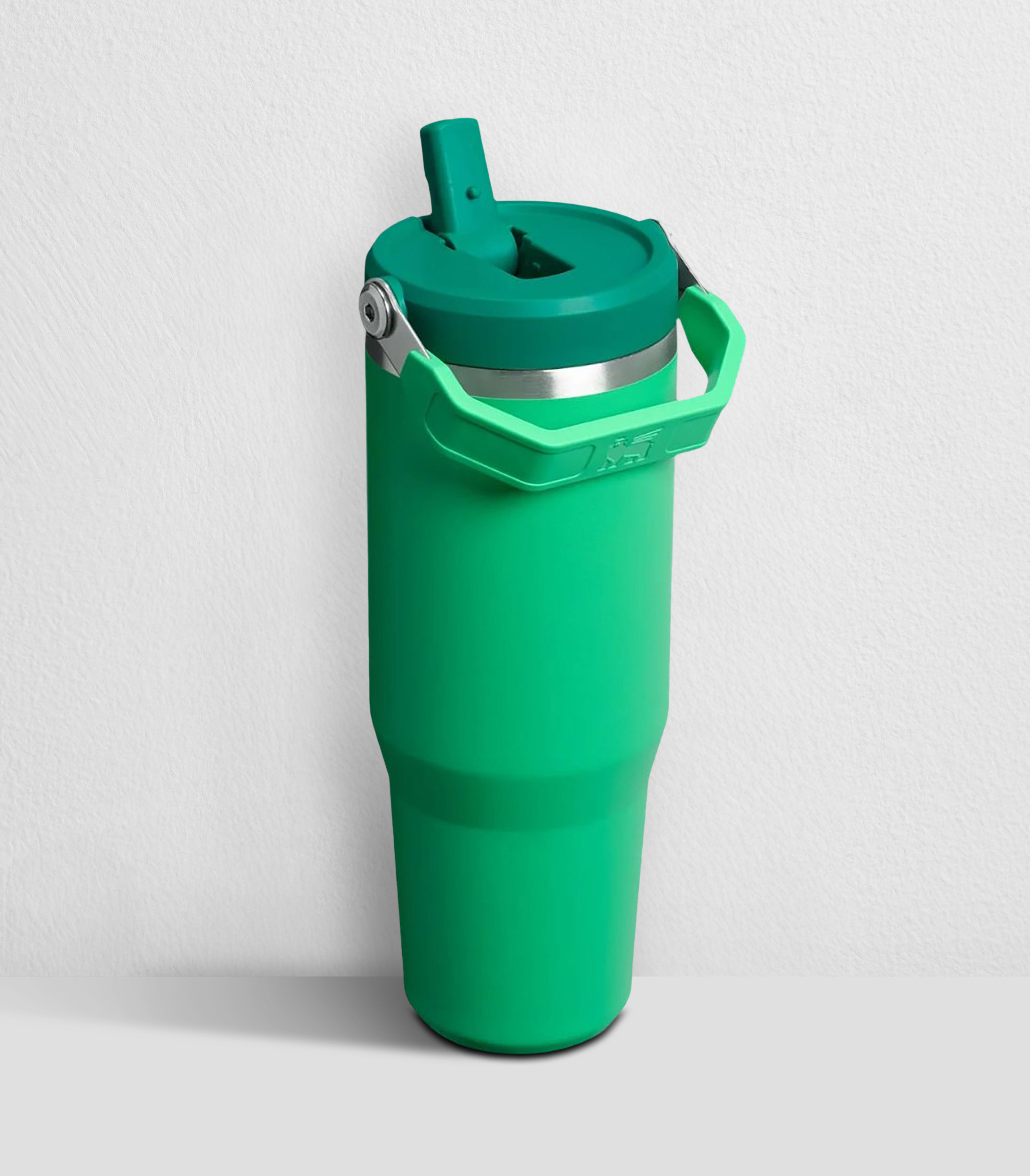 Termo Stanley IceFlow Verde Acero Inoxidable con Popote, 0.88 L