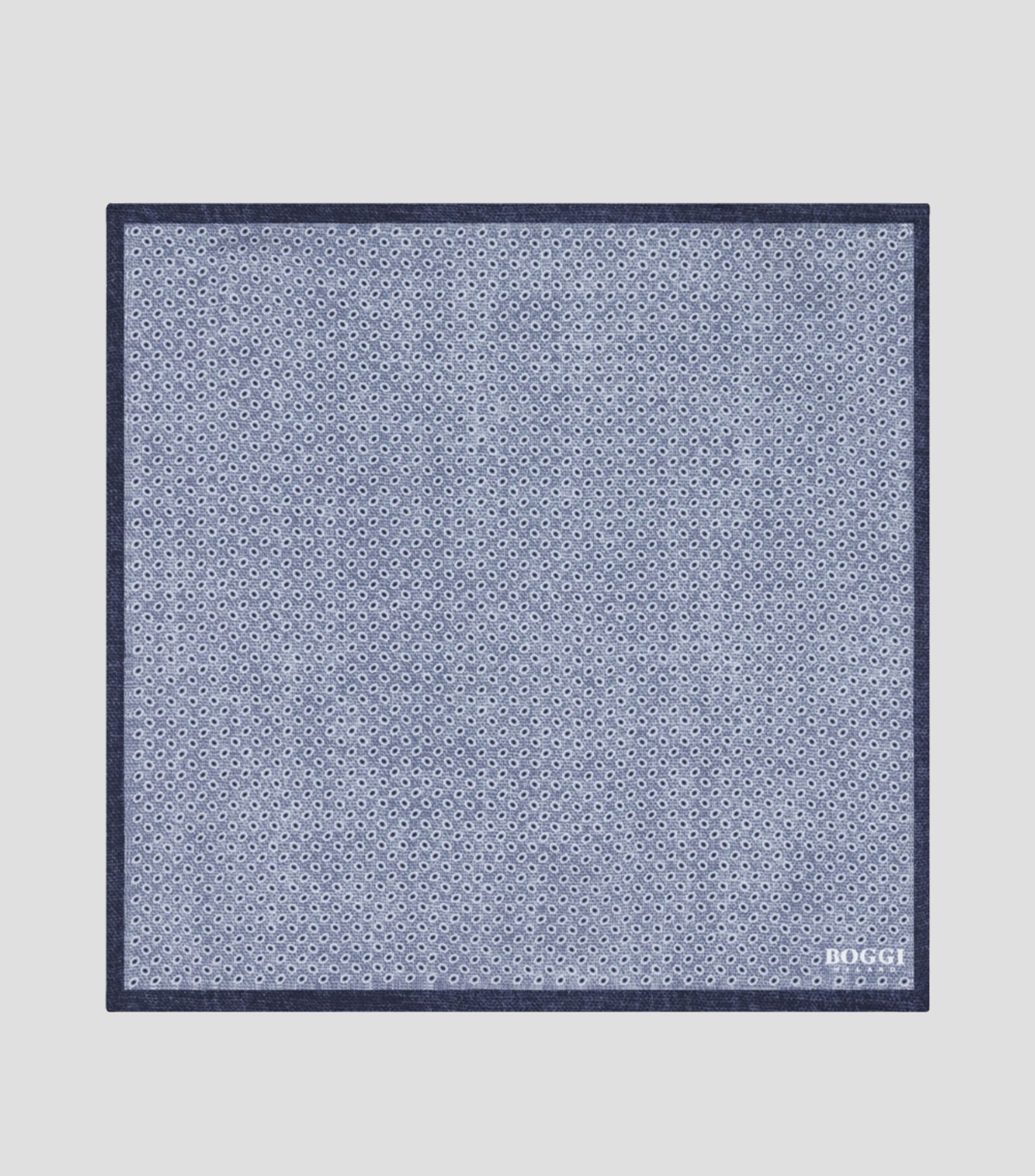Pañuelo de seda estampado Hombre