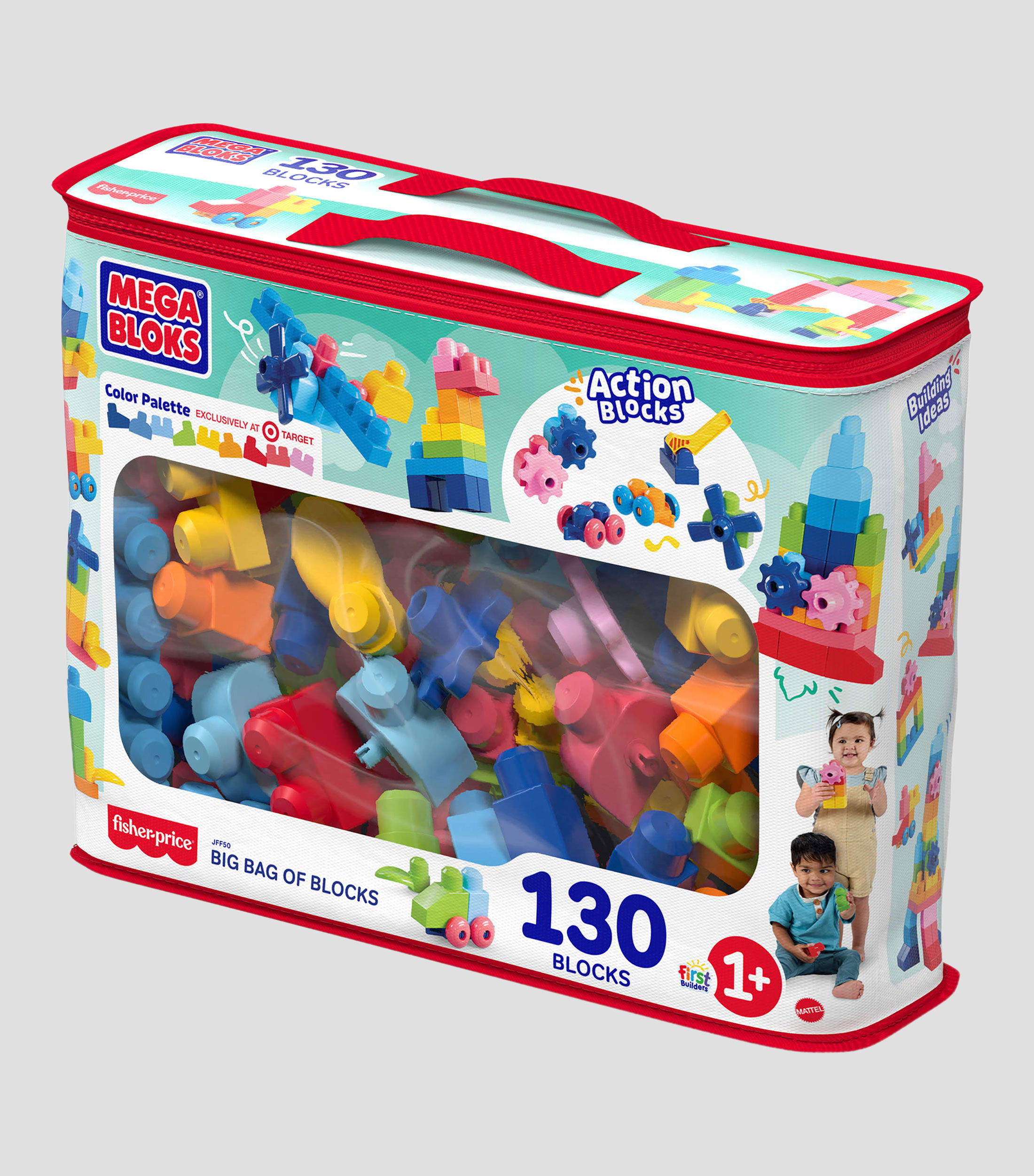 Bolsa clásica con 130 bloques