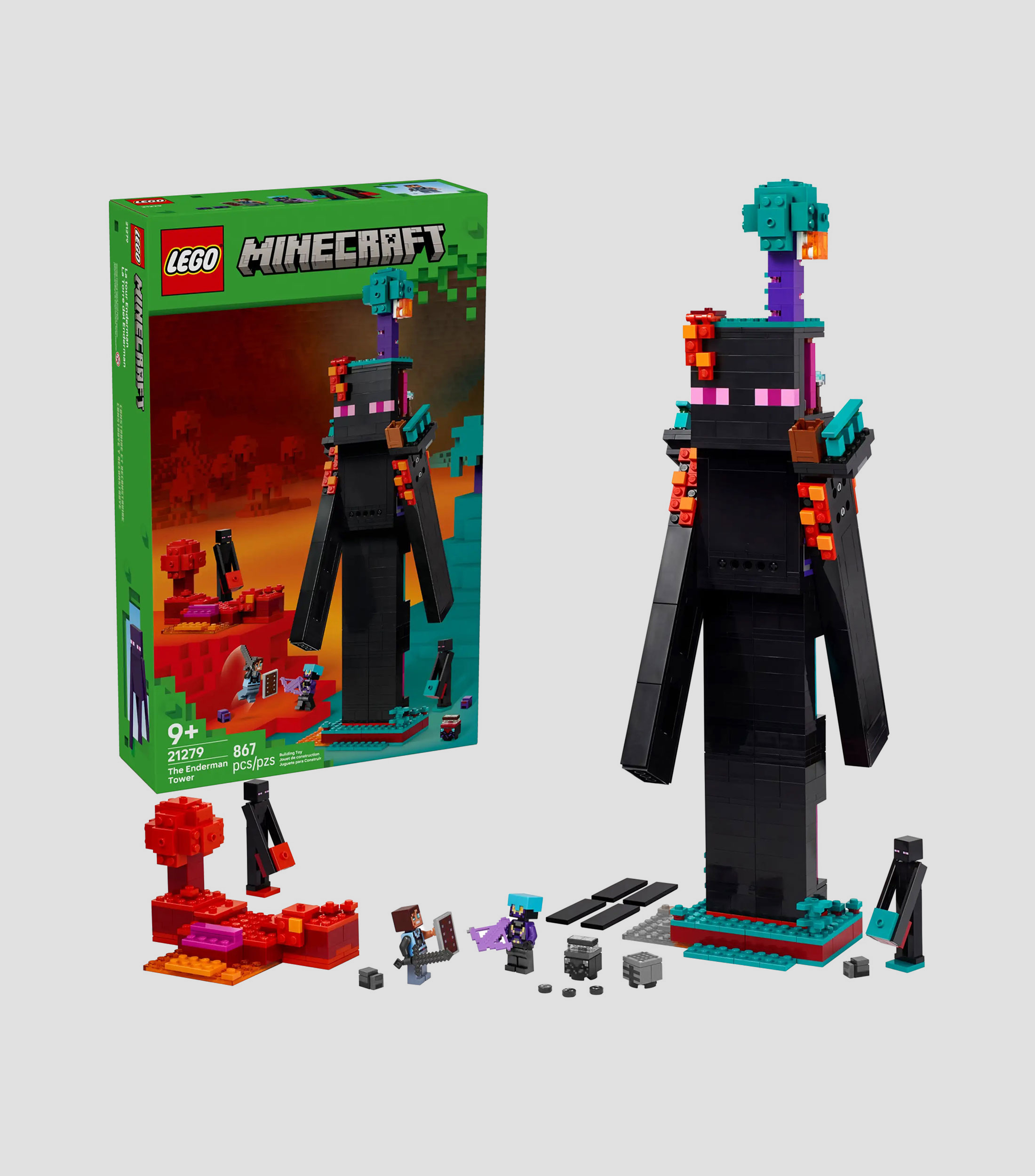 Lego Minecraft, La Torre del Enderman 21279