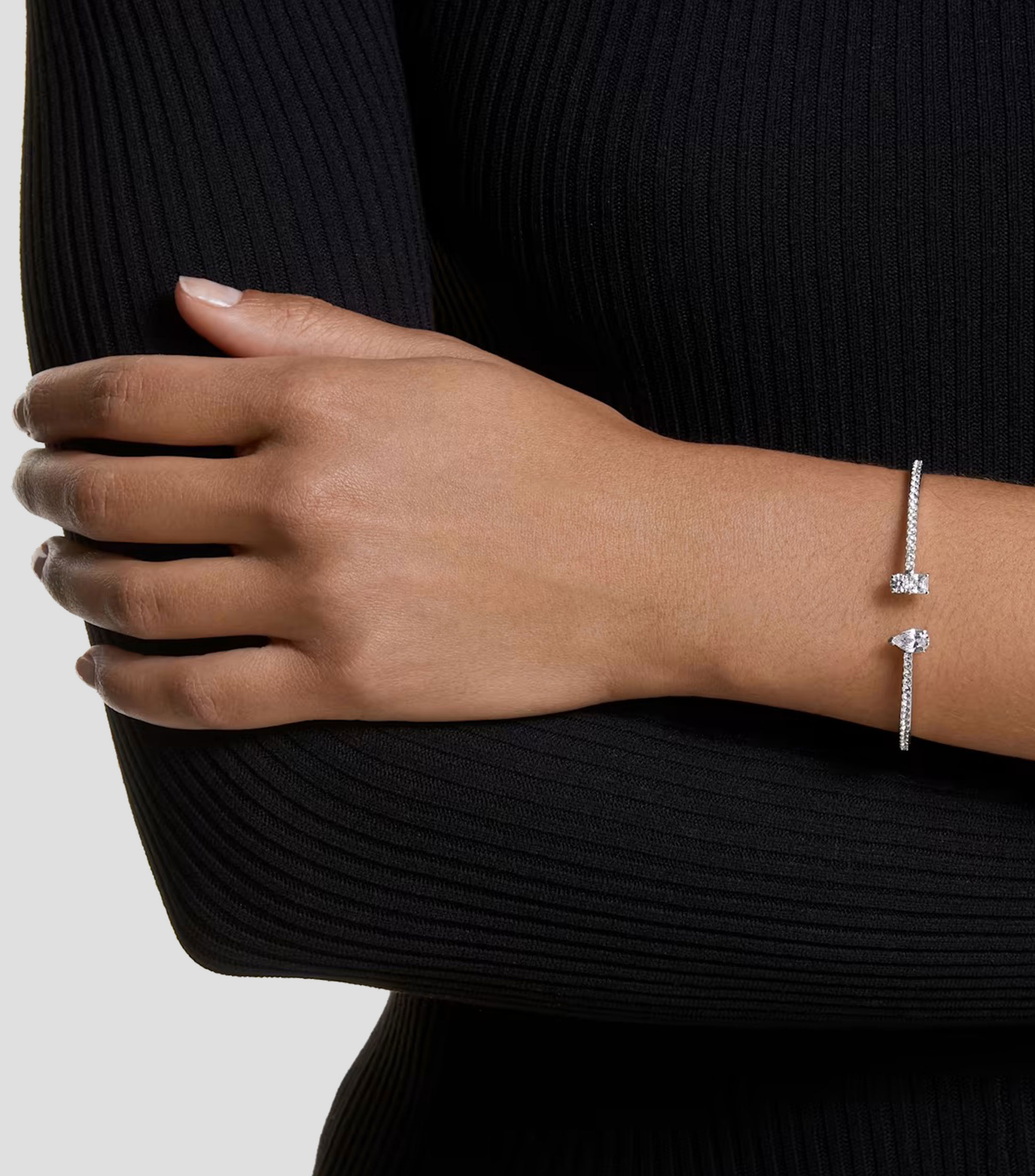 Pulsera rígida con cristales Attract Mujer