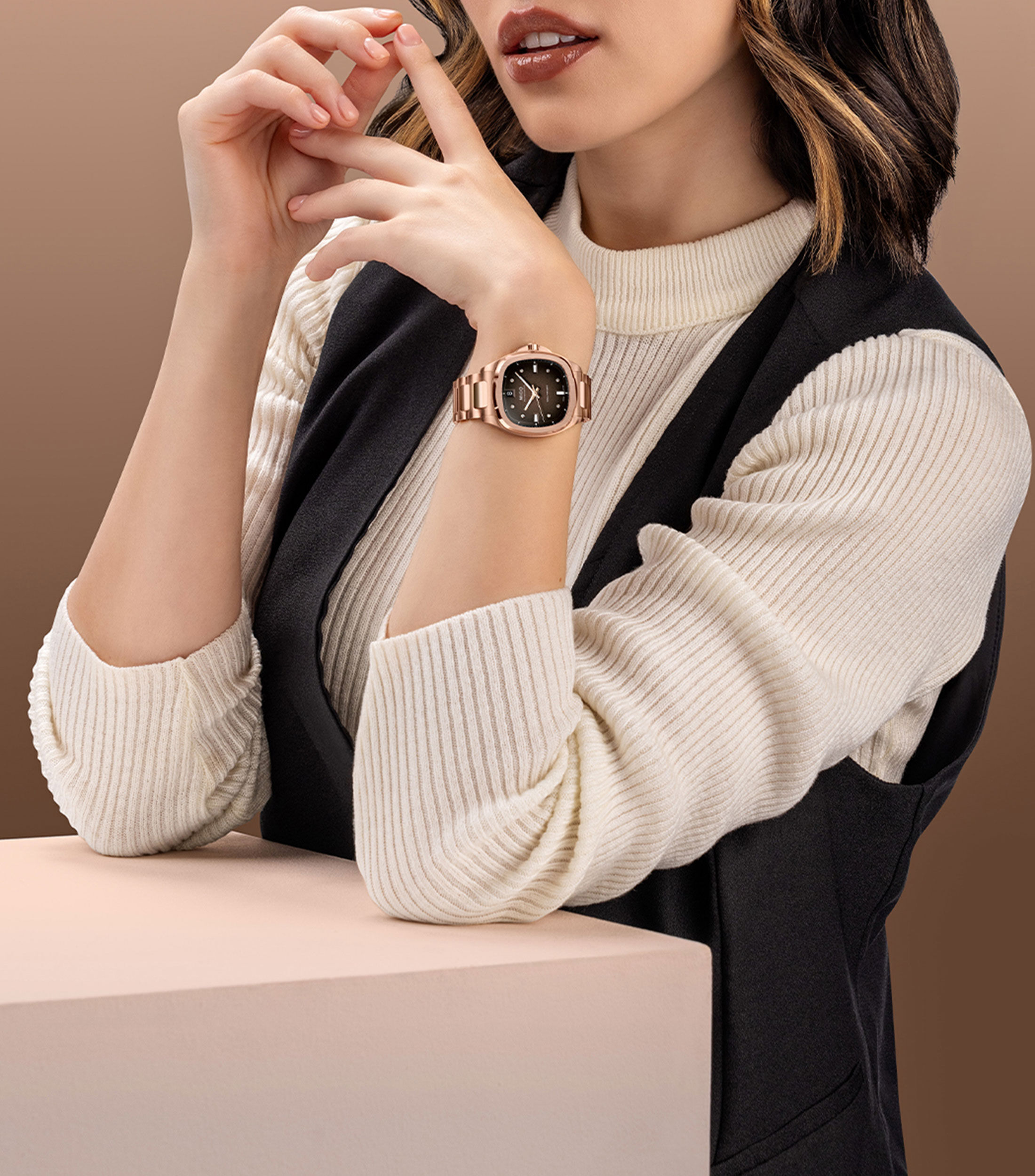 Reloj Unisex Multifort TV 35 casual Oro Rosado