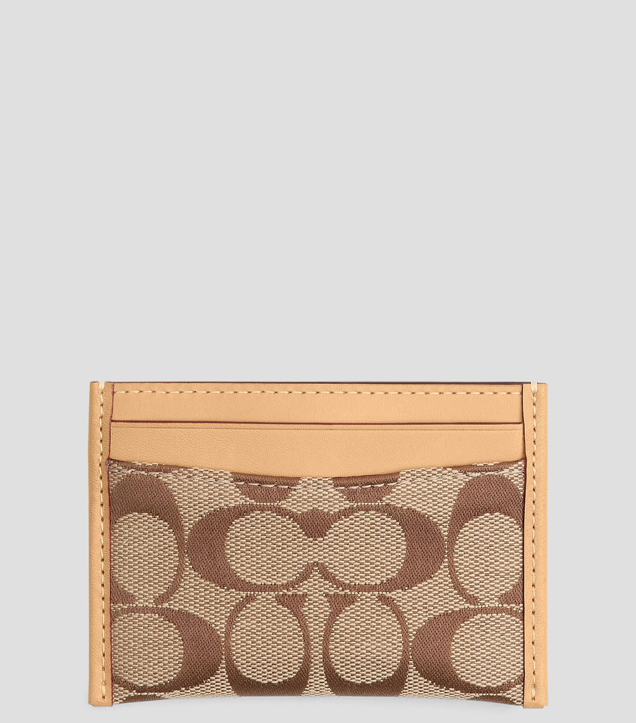 Tarjetero en piel Essential estampado Mujer