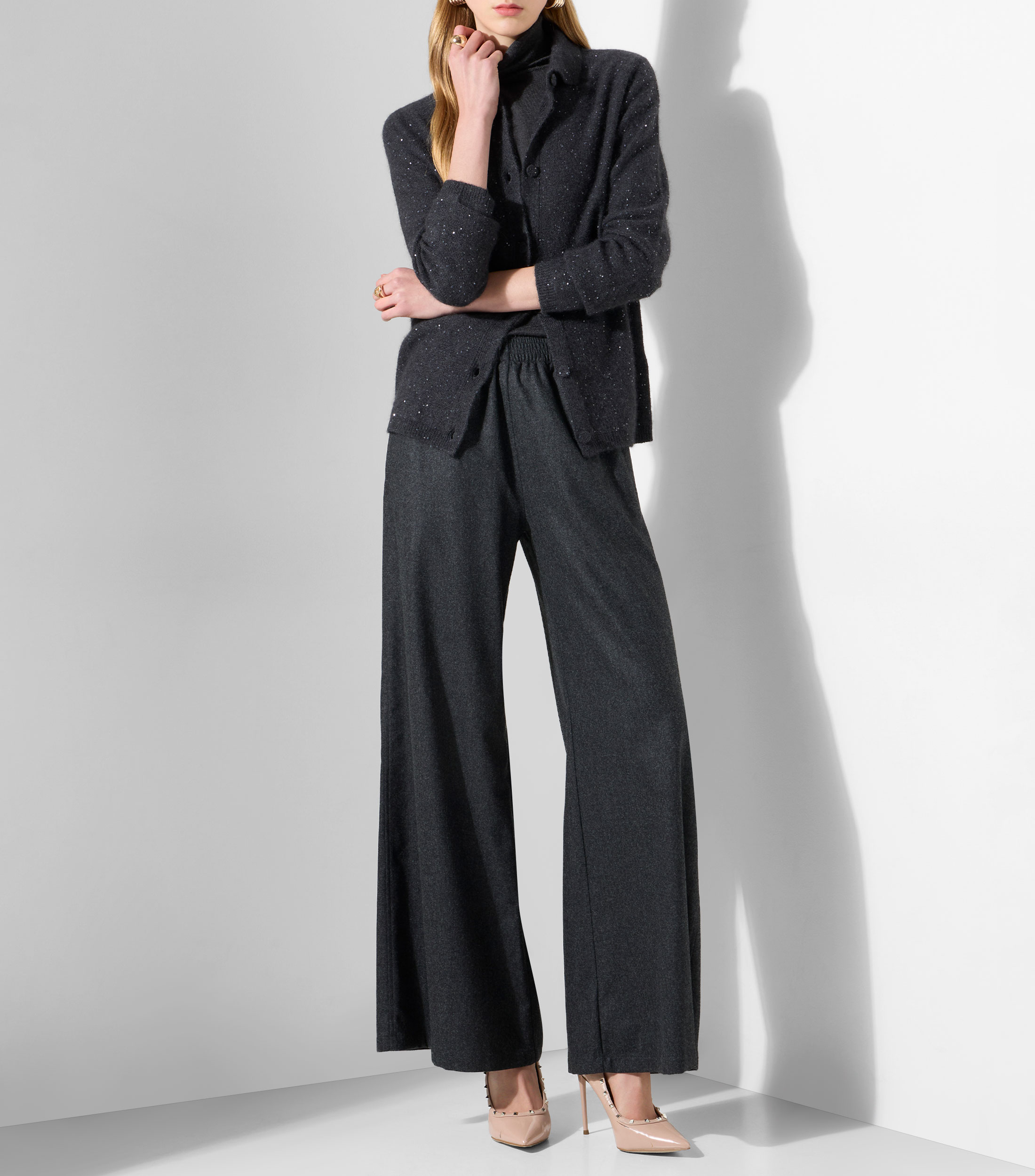 Cárdigan cuello camisero Mujer