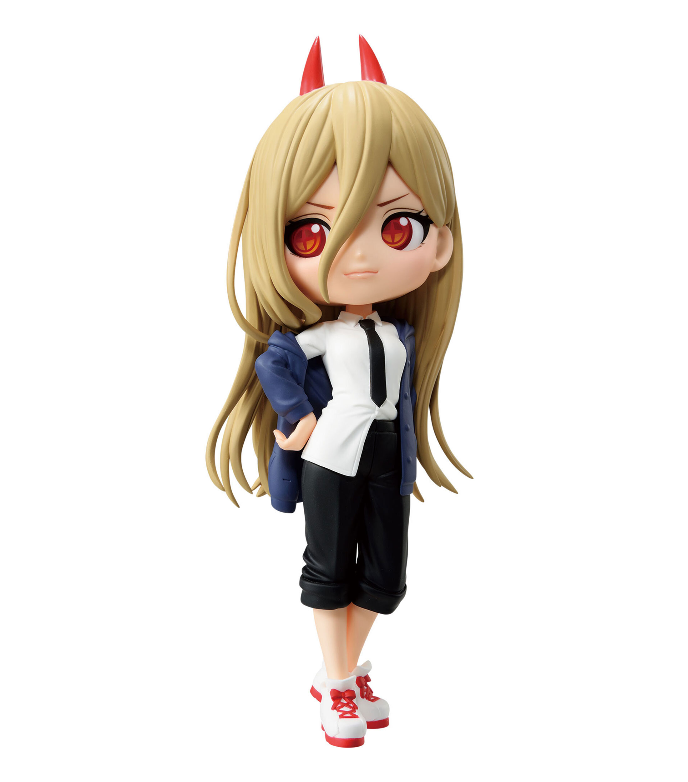 Banpresto BP88663P Figura Q Posket Sleeping Power Chainsaw Man, 7 cm, Multicolore