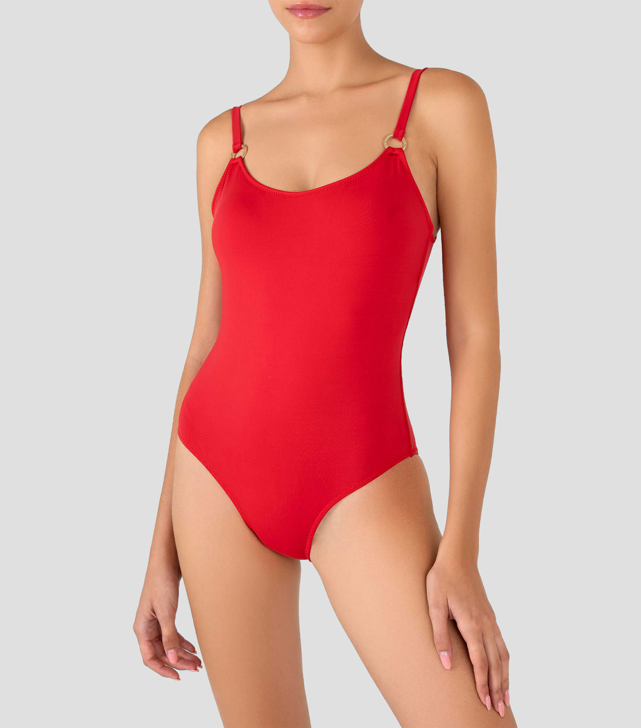 Traje de baño maillot liso Mujer