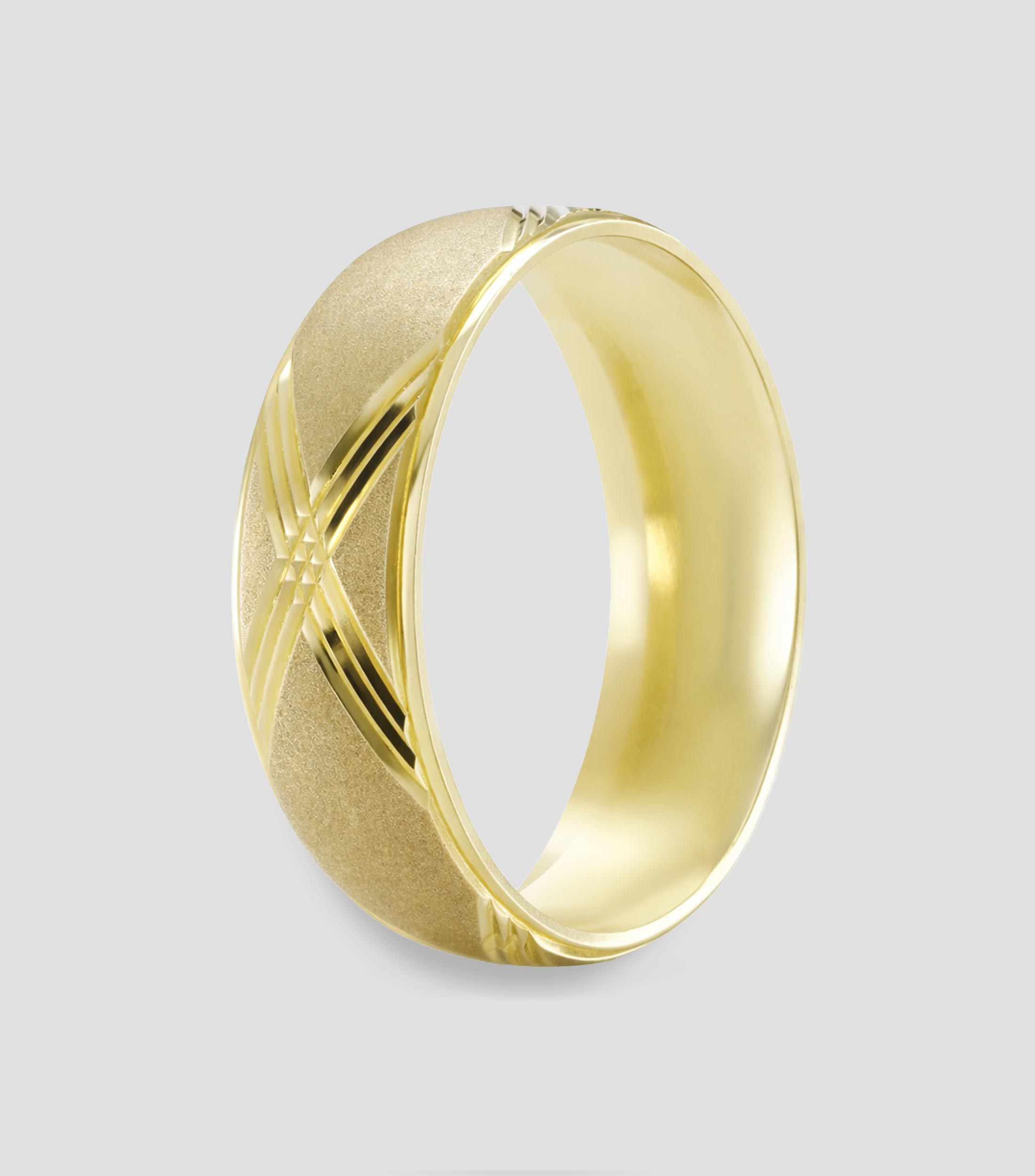 Anillo en oro amarillo de 14 kilates Mujer