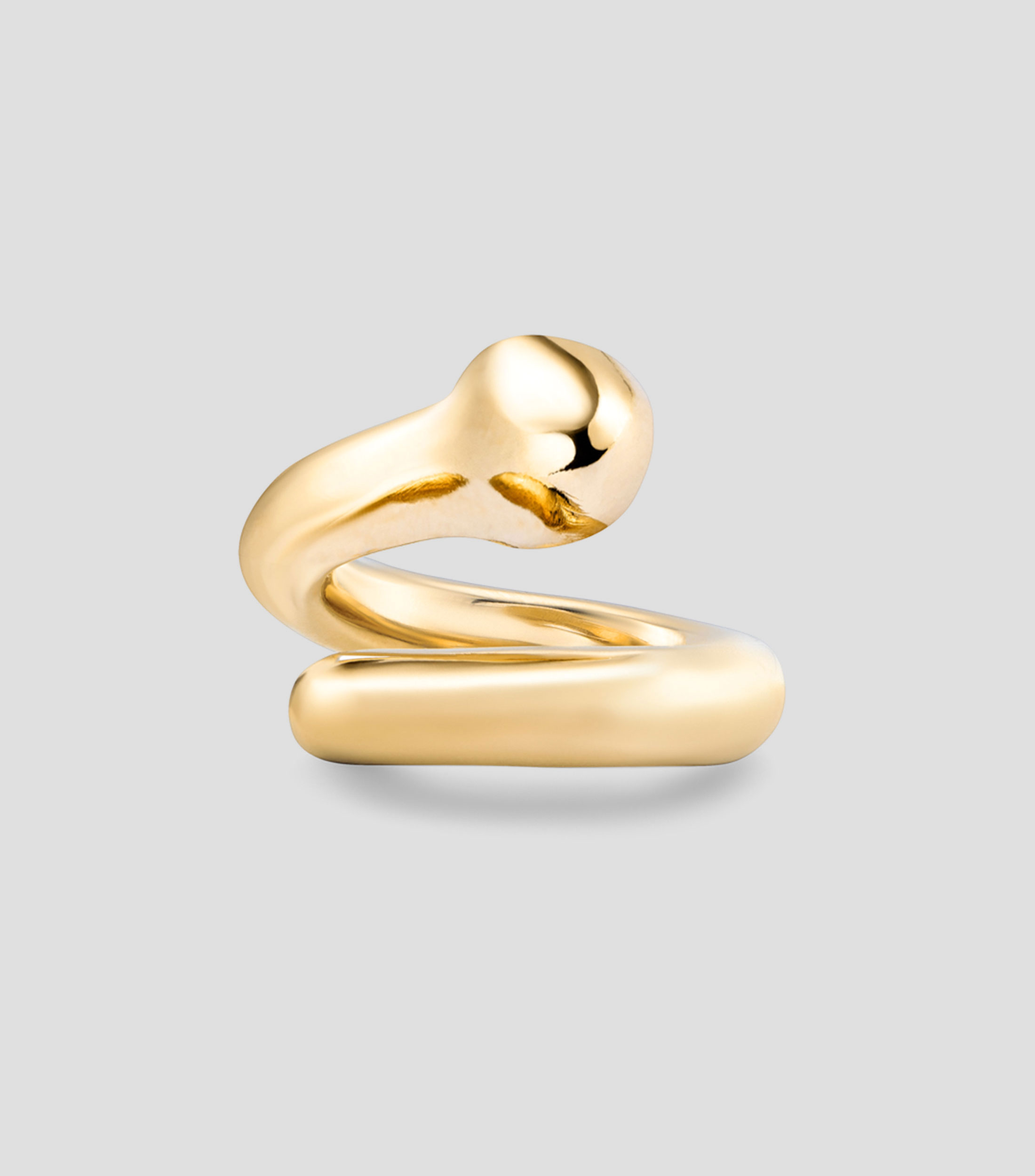 Anillo en baño de oro de 18 Kilates Comeback Mujer